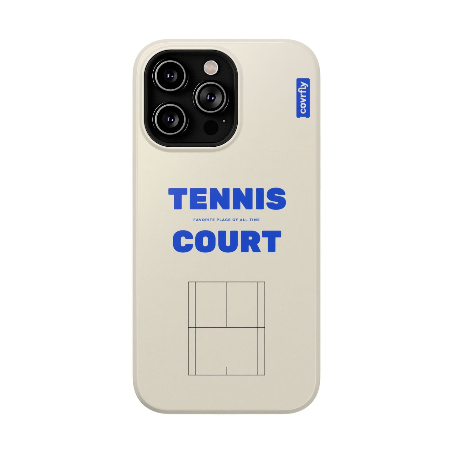 Funda Tennis Court para iPhone 14 Pro Max - View 1 - Diseño Premium covrfly