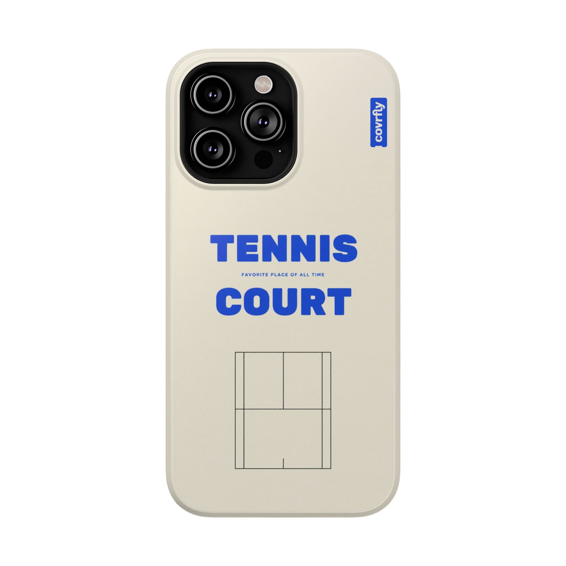 Funda Tennis Court para iPhone 14 Pro Max - View 1 - Diseño Premium covrfly