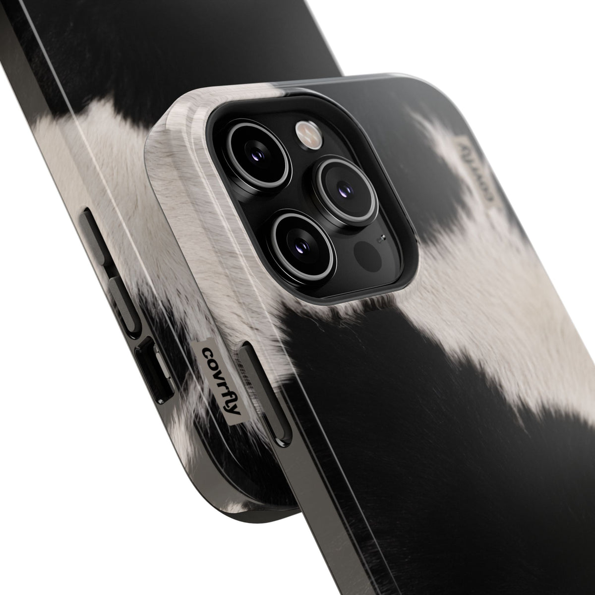 Funda Blanco, negro, punto. para iPhone 14 Pro Max - View 2 - Diseño Premium covrfly