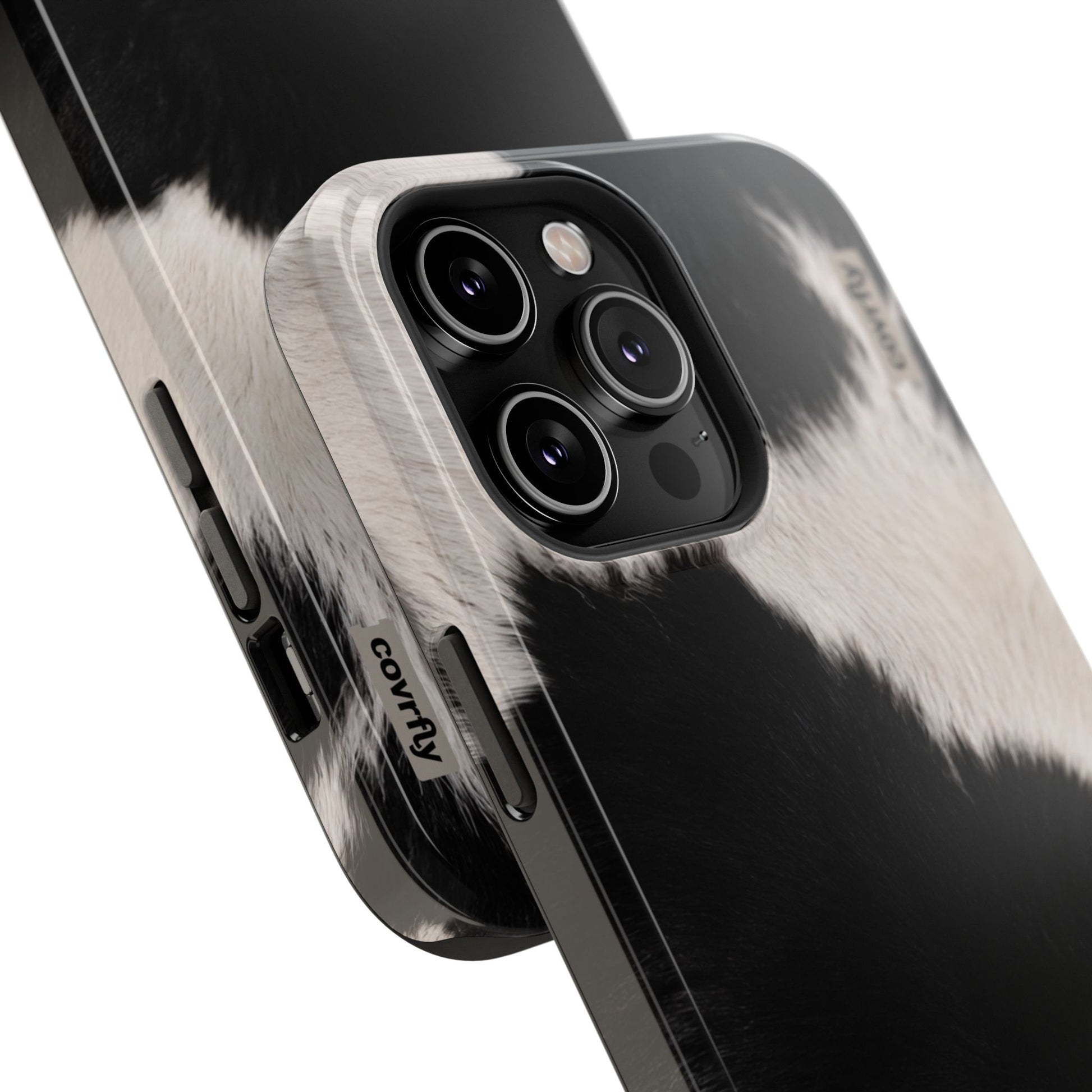Funda Blanco, negro, punto. para iPhone 14 Pro Max - View 2 - Diseño Premium covrfly