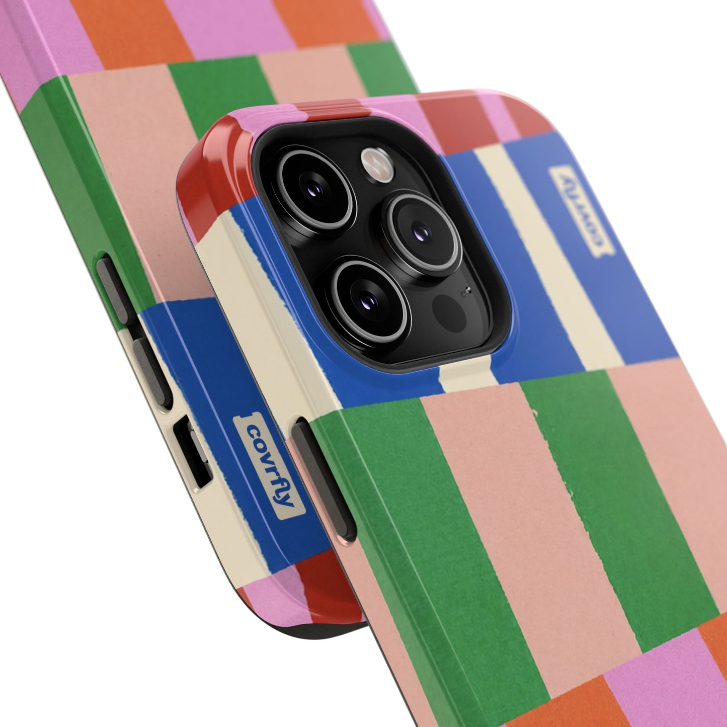 Funda Franjas Rotas para iPhone 14 Pro Max - View 2 - Diseño Premium covrfly