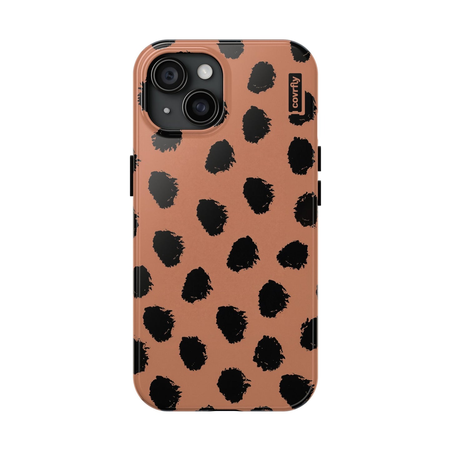 Funda Caos Terracota para iPhone 15 - View 1 - Diseño Premium covrfly