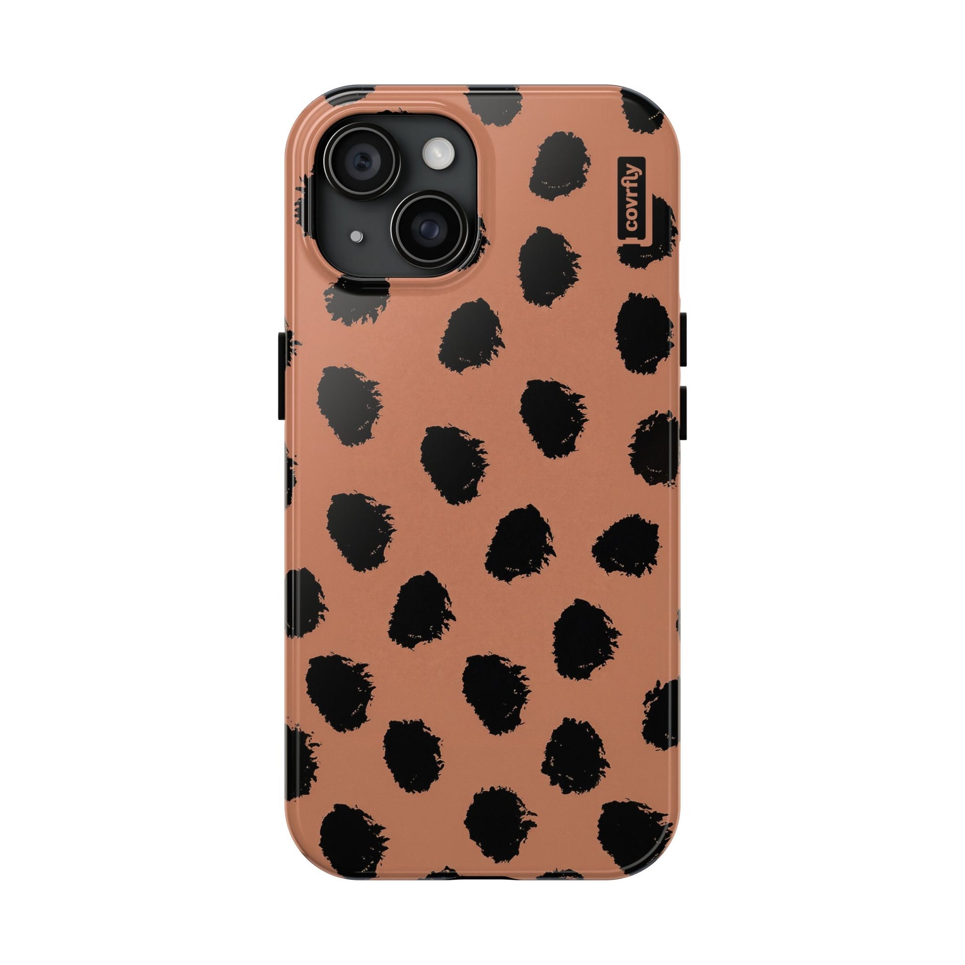 Funda Caos Terracota para iPhone 15 - View 1 - Diseño Premium covrfly