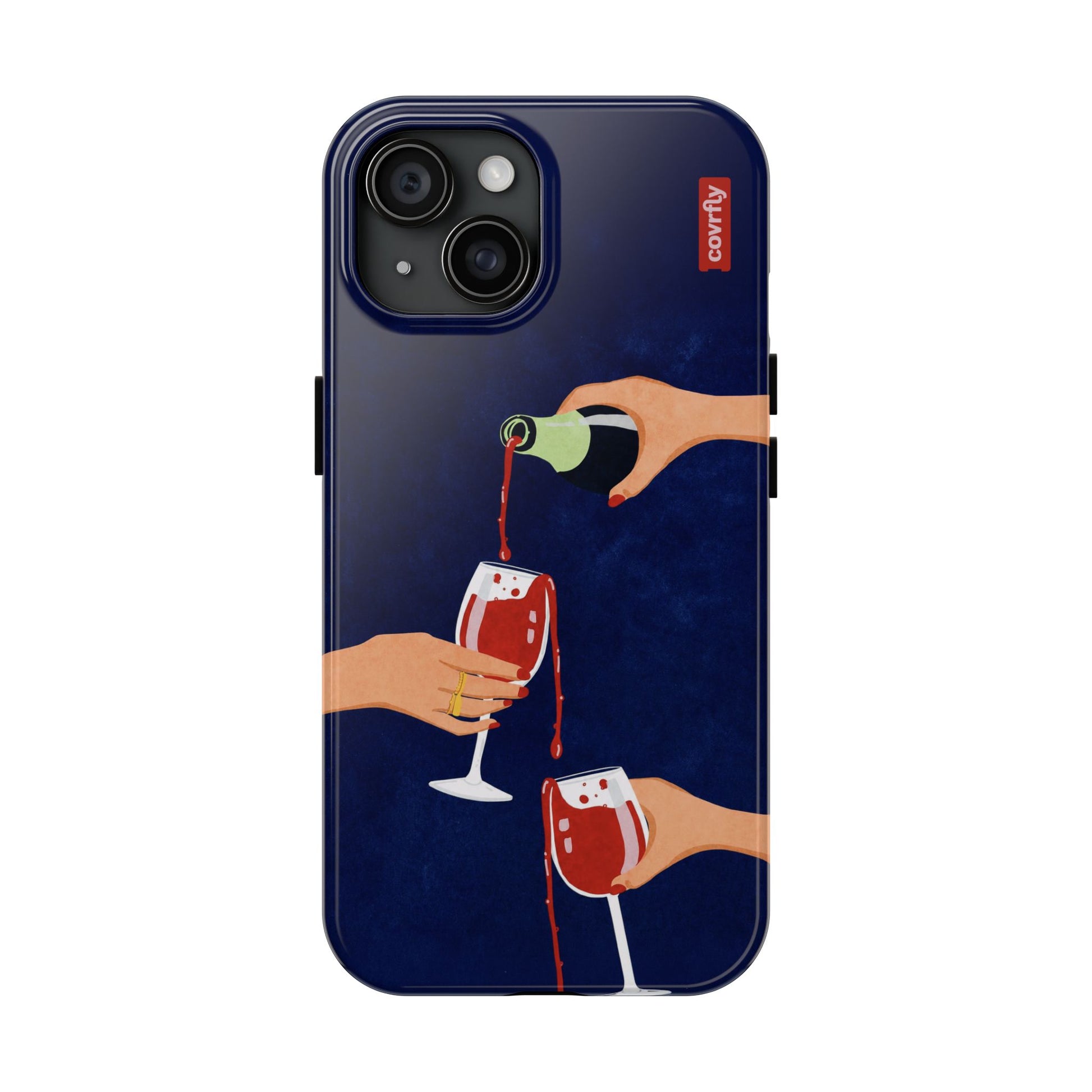 Funda Cheers Caos para iPhone 15 - View 1 - Diseño Premium covrfly