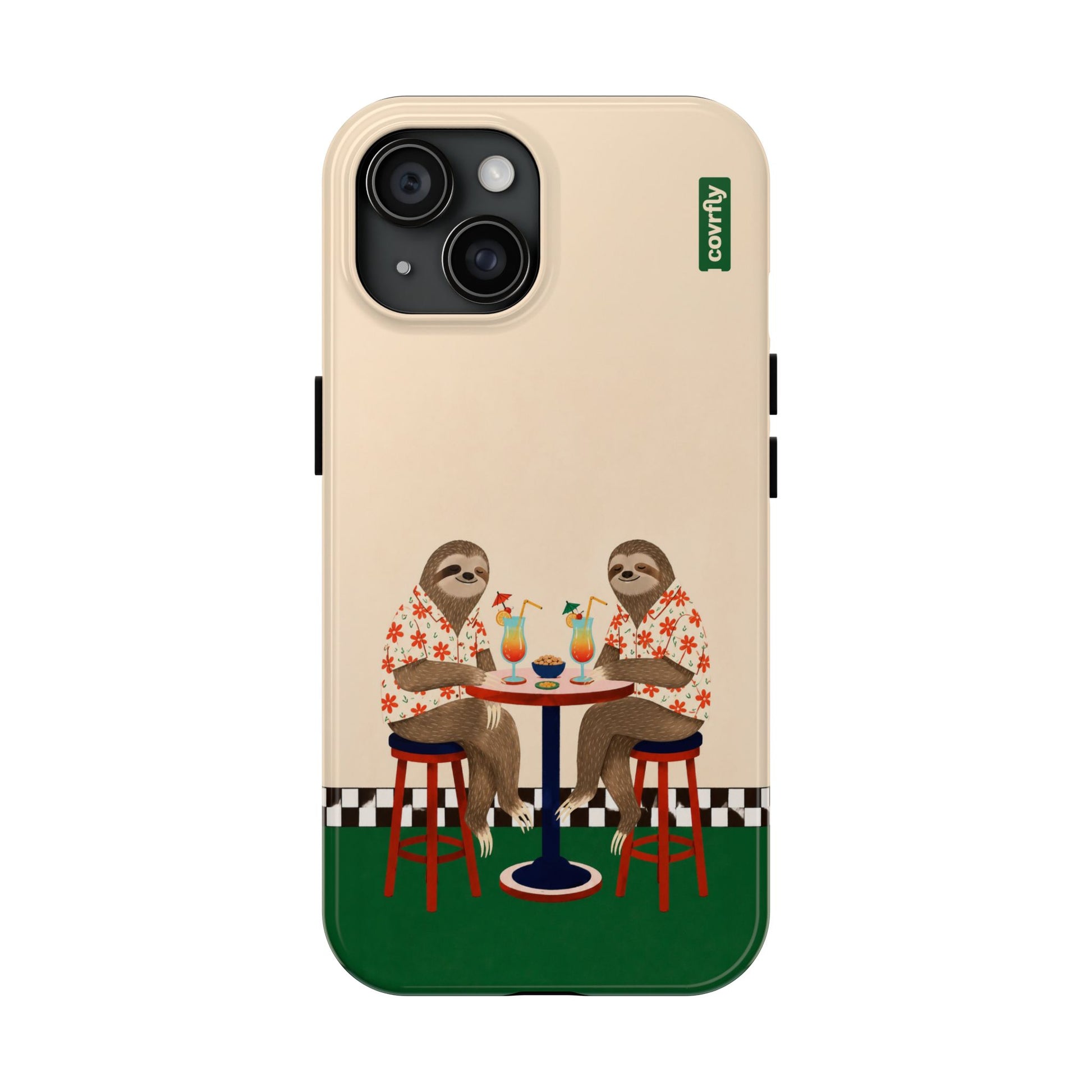 Funda Dos Perezas para iPhone 15 - View 1 - Diseño Premium covrfly