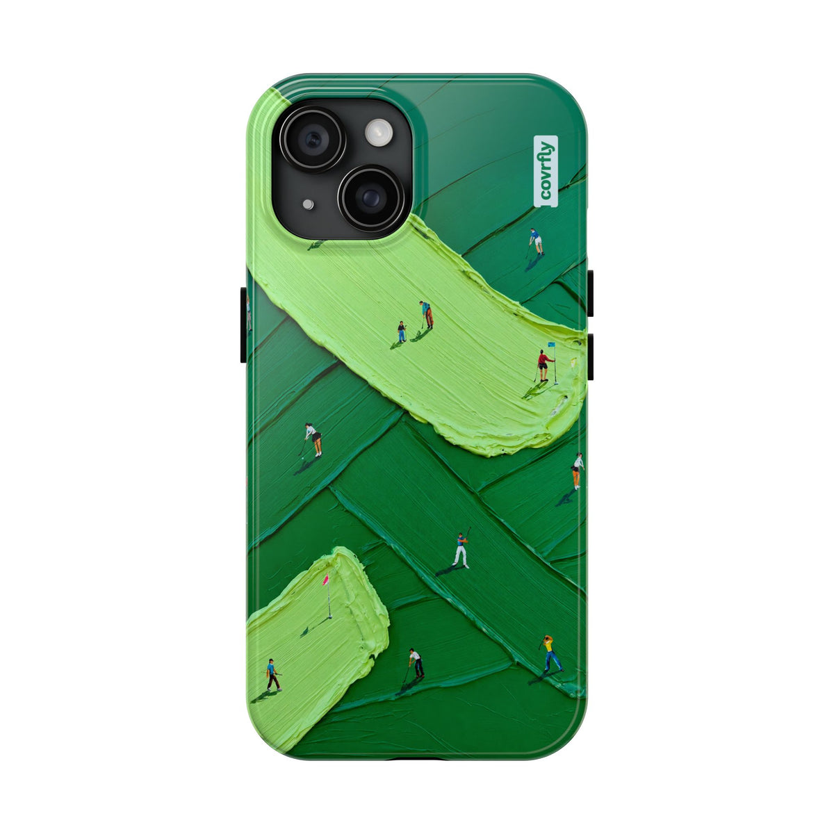 Funda Golf Miniatura para iPhone 15 - View 1 - Diseño Premium covrfly