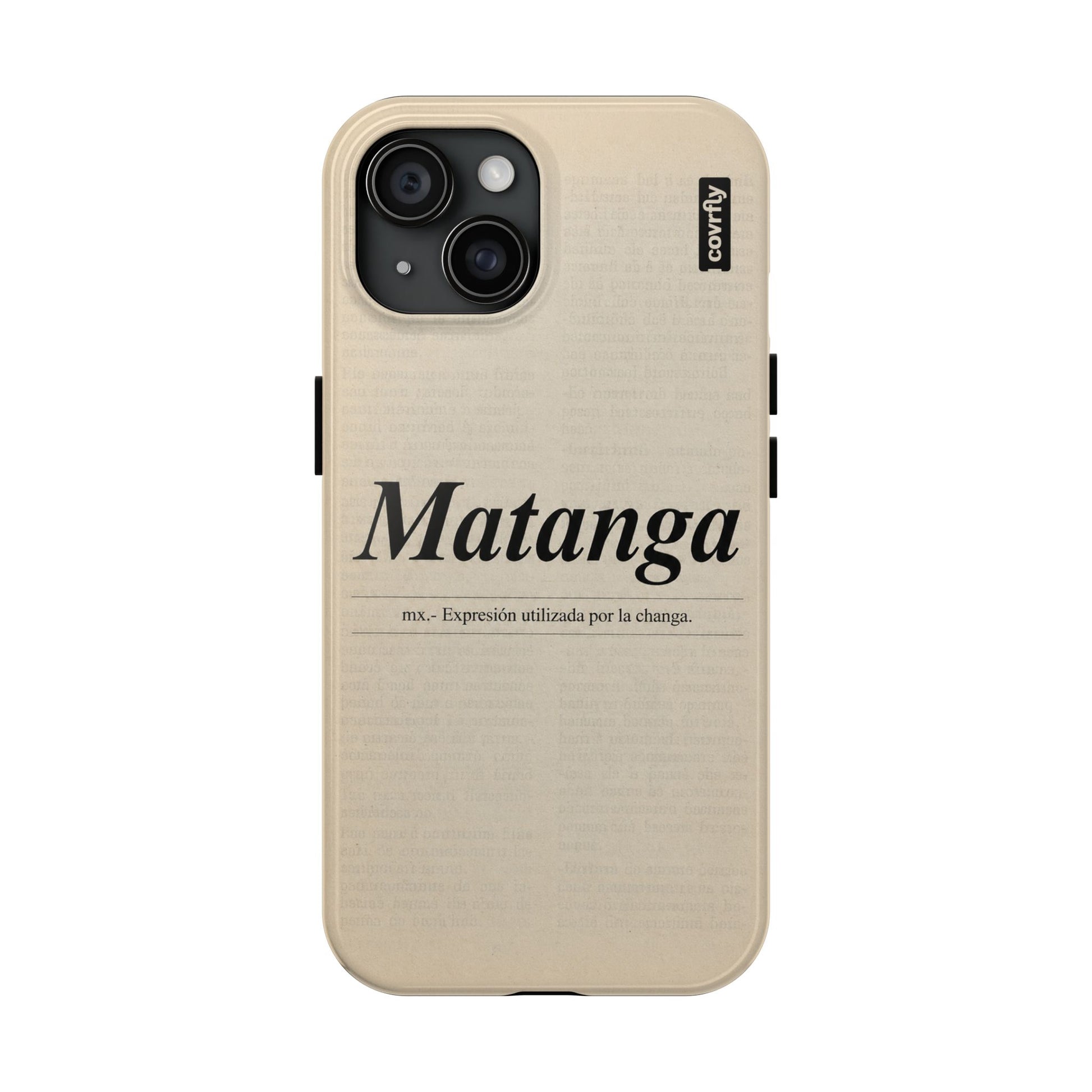 Funda Matanga Dijo para iPhone 15 - View 1 - Diseño Premium covrfly