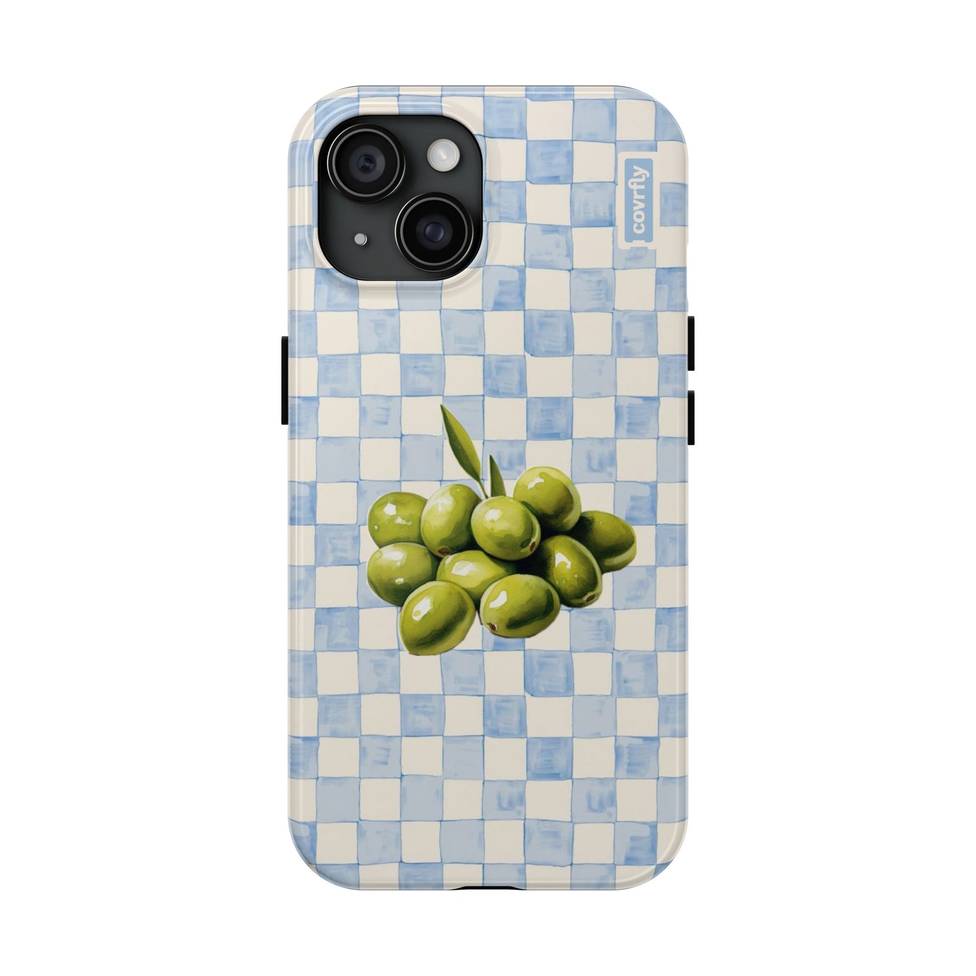 Funda Olive para iPhone 15 - View 1 - Diseño Premium covrfly