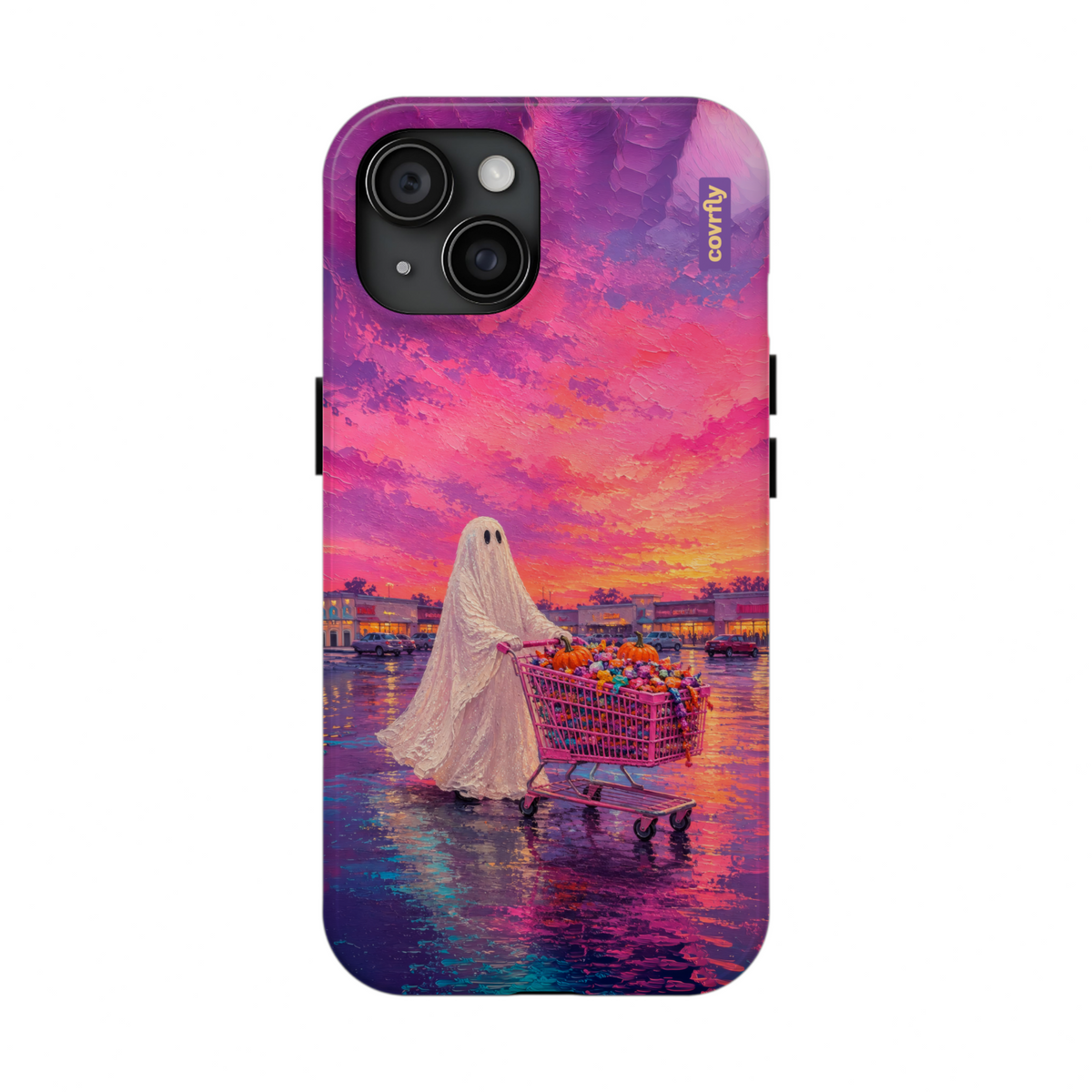Funda Shopaholic Spirit para iPhone 15 - View 1 - Diseño Premium covrfly