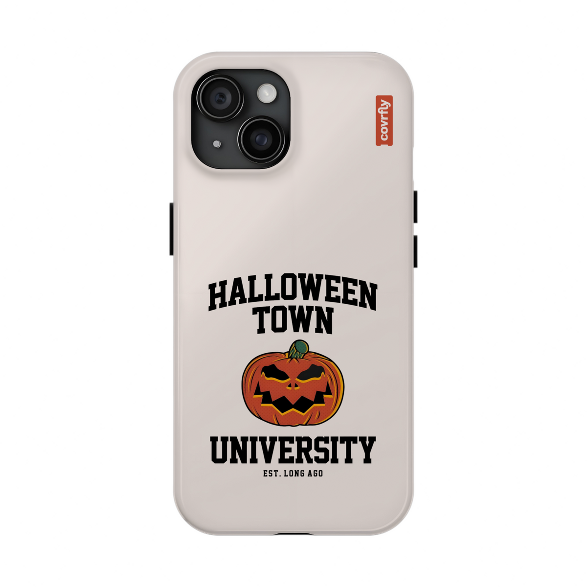 Funda Spooky Alumni para iPhone 15 - View 1 - Diseño Premium covrfly