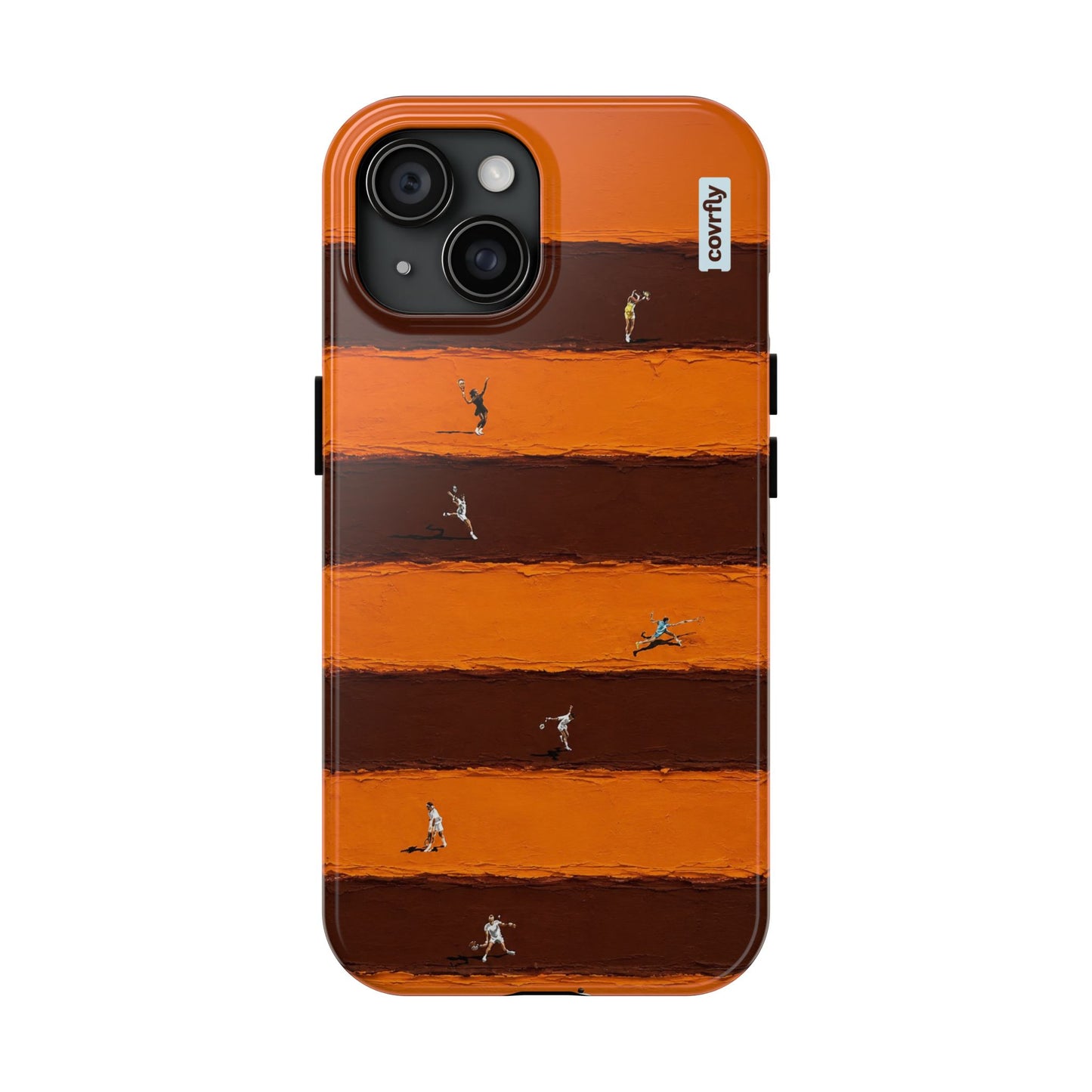 Funda Tenis Miniatura para iPhone 15 - View 1 - Diseño Premium covrfly