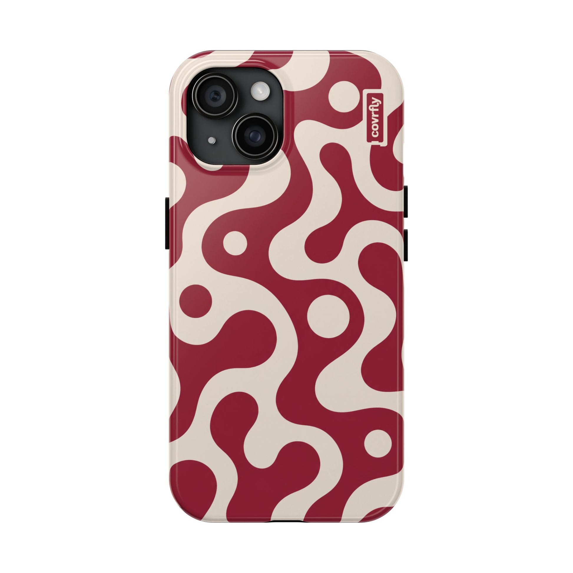 Funda Velvet Swirl para iPhone 15 - View 1 - Diseño Premium covrfly