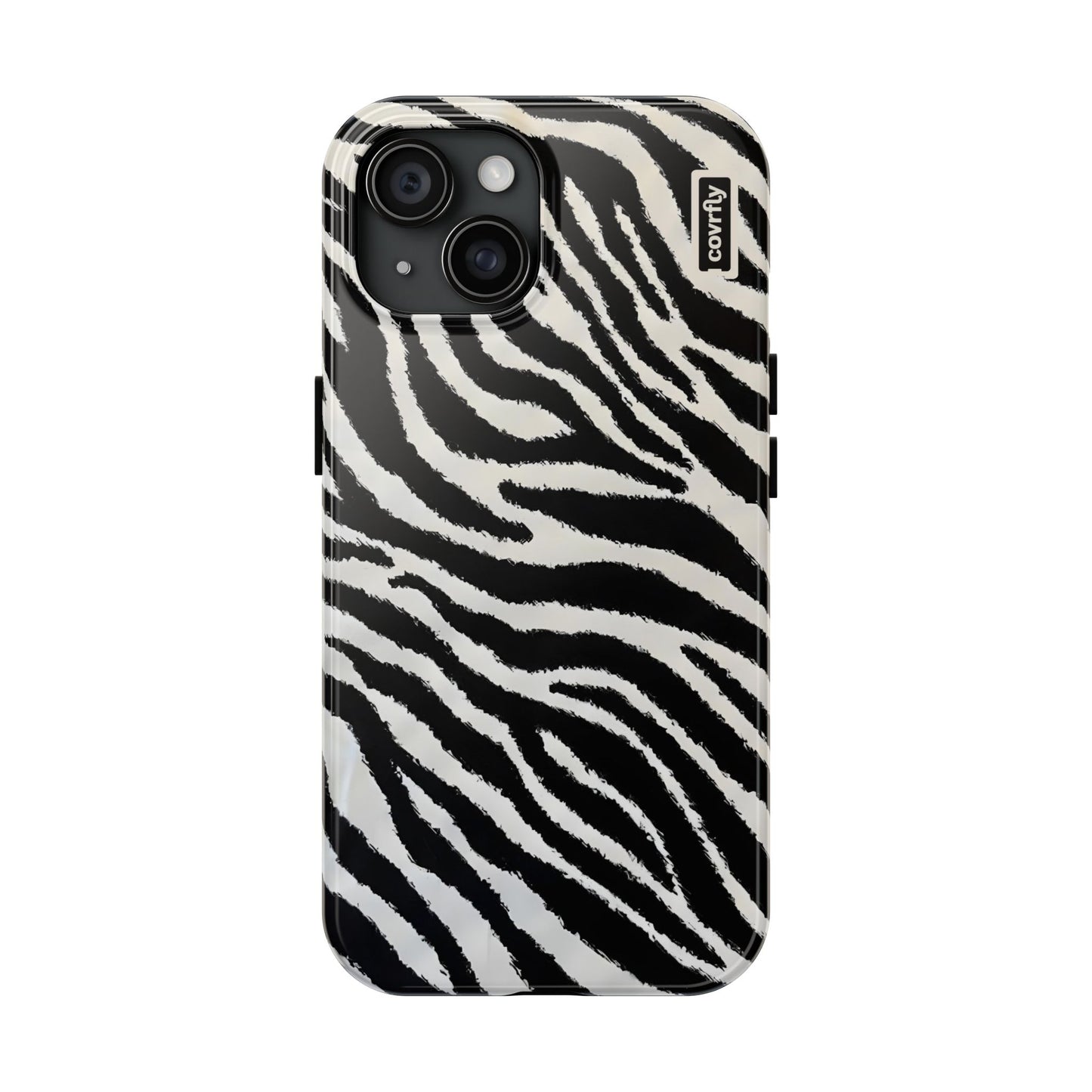 Funda Zebra Mode para iPhone 15 - View 1 - Diseño Premium covrfly