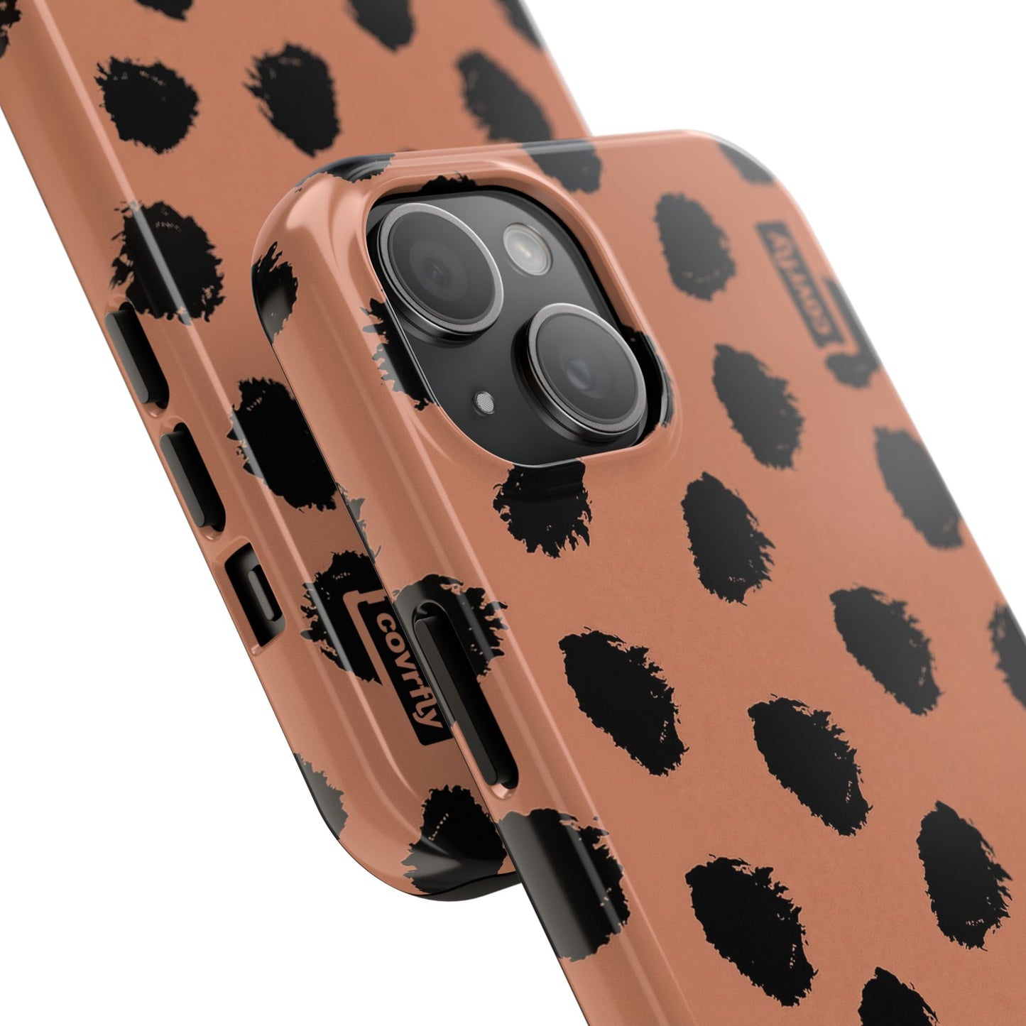 Funda Caos Terracota para iPhone 15 - View 2 - Diseño Premium covrfly