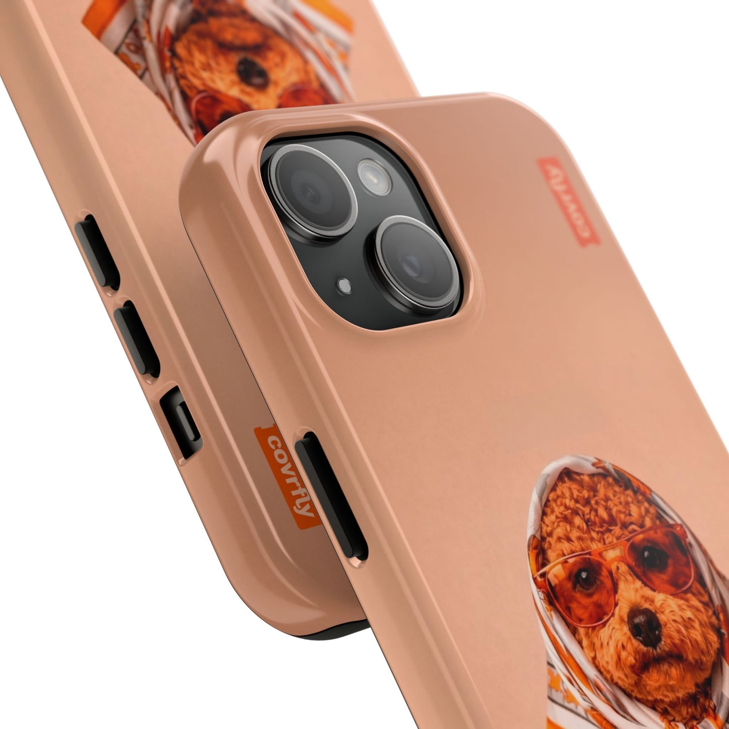 Funda Couture Pup para iPhone 15 - View 2 - Diseño Premium covrfly