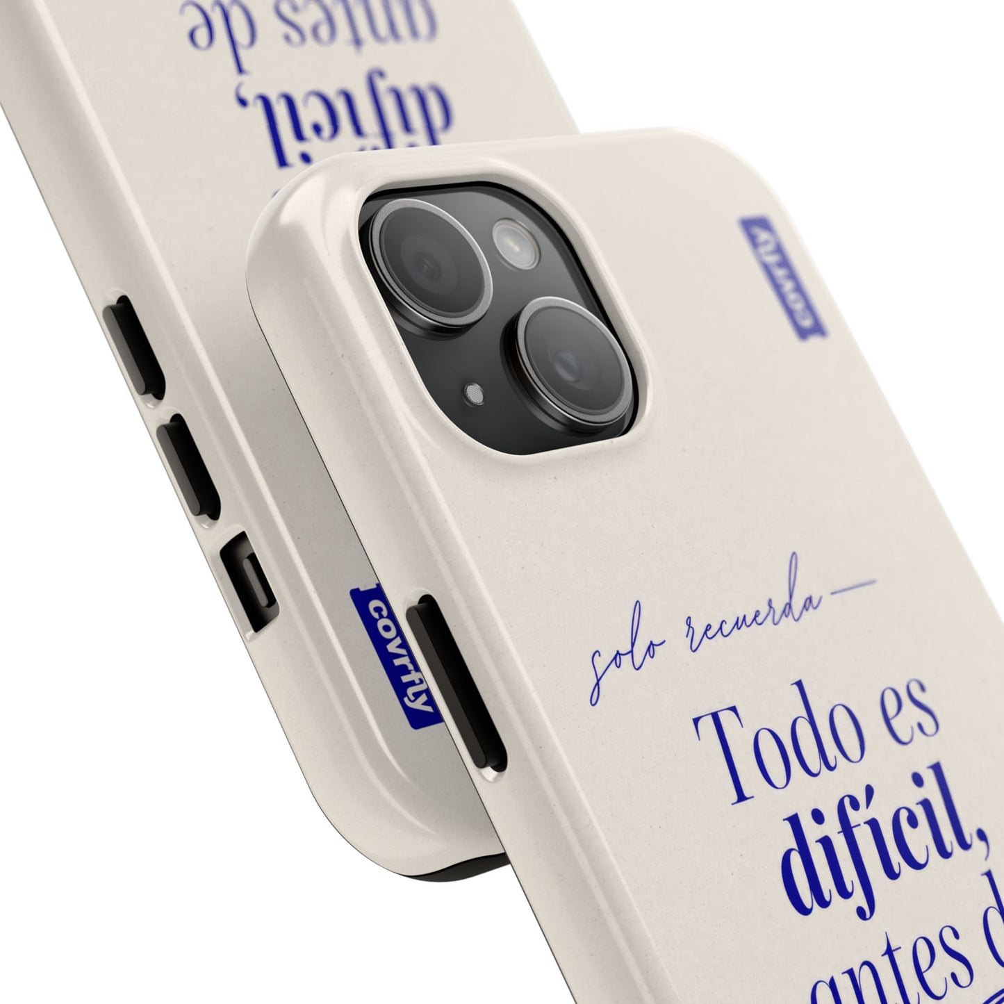 Funda Nota Propia para iPhone 15 - View 2 - Diseño Premium covrfly