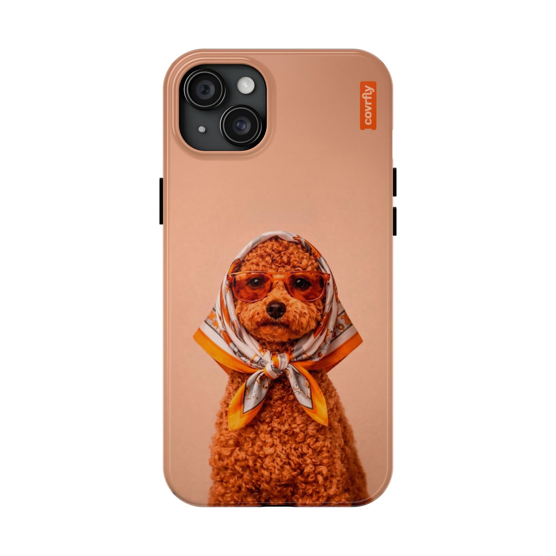 Funda Couture Pup para iPhone 15 Plus - View 1 - Diseño Premium covrfly