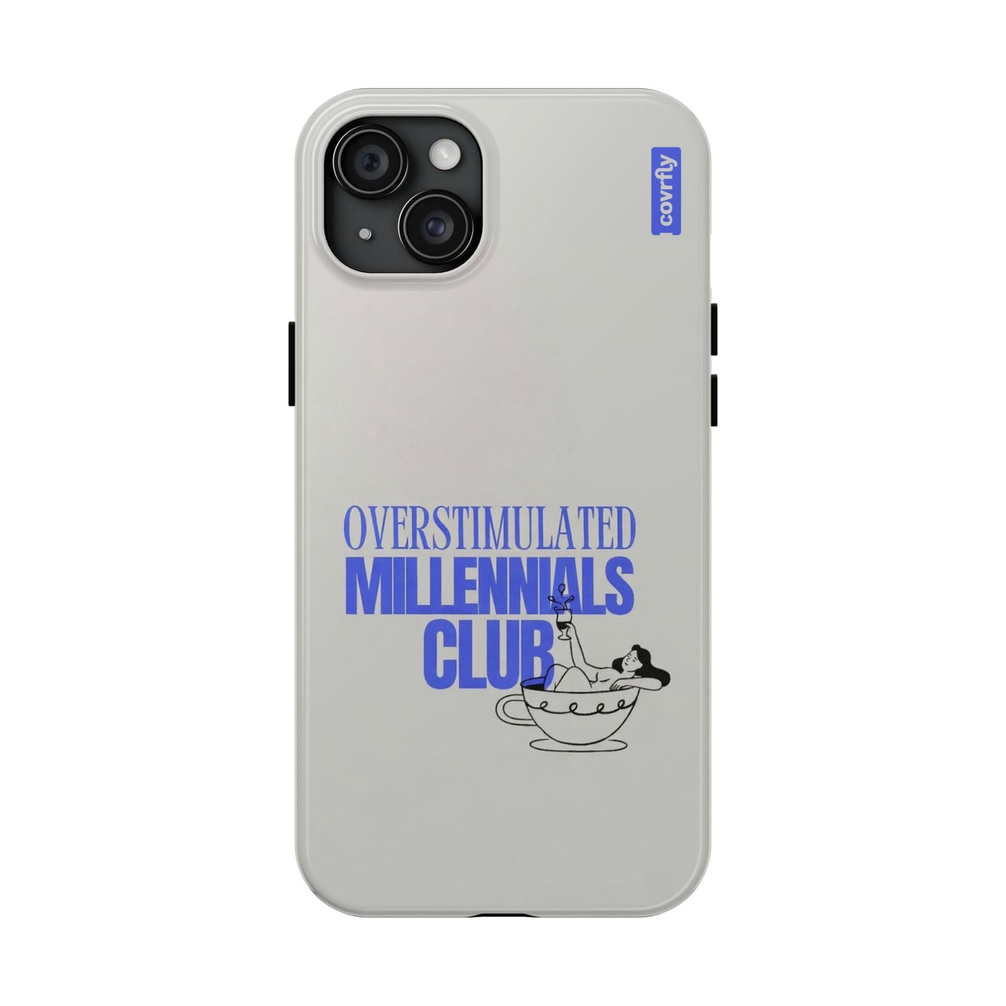 Funda Overstimulated Club para iPhone 15 Plus - View 1 - Diseño Premium covrfly