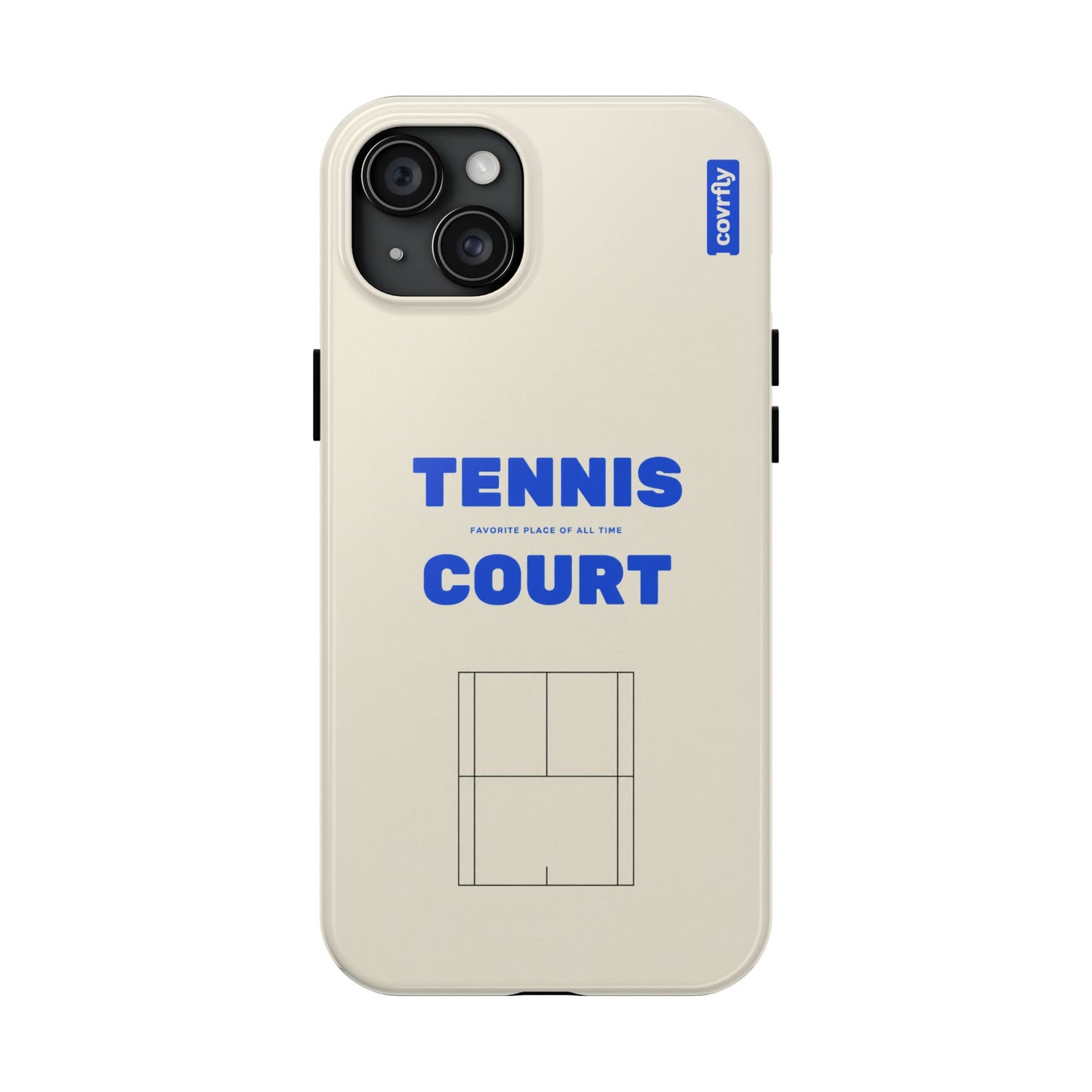 Funda Tennis Court para iPhone 15 Plus - View 1 - Diseño Premium covrfly