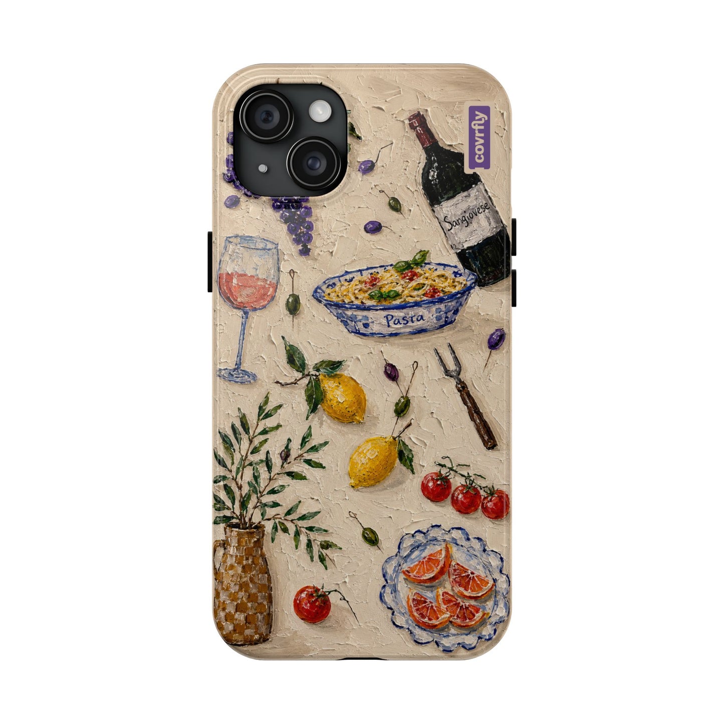 Funda Trattoria para iPhone 15 Plus - View 1 - Diseño Premium covrfly