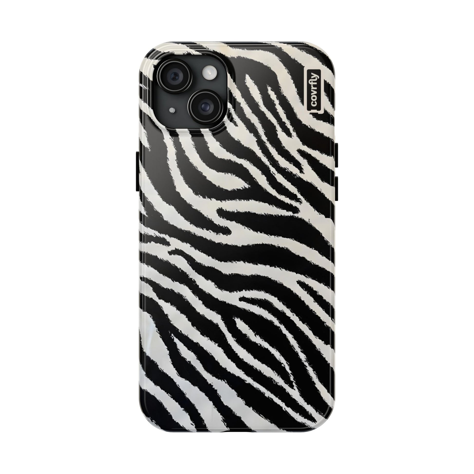 Funda Zebra Mode para iPhone 15 Plus - View 1 - Diseño Premium covrfly
