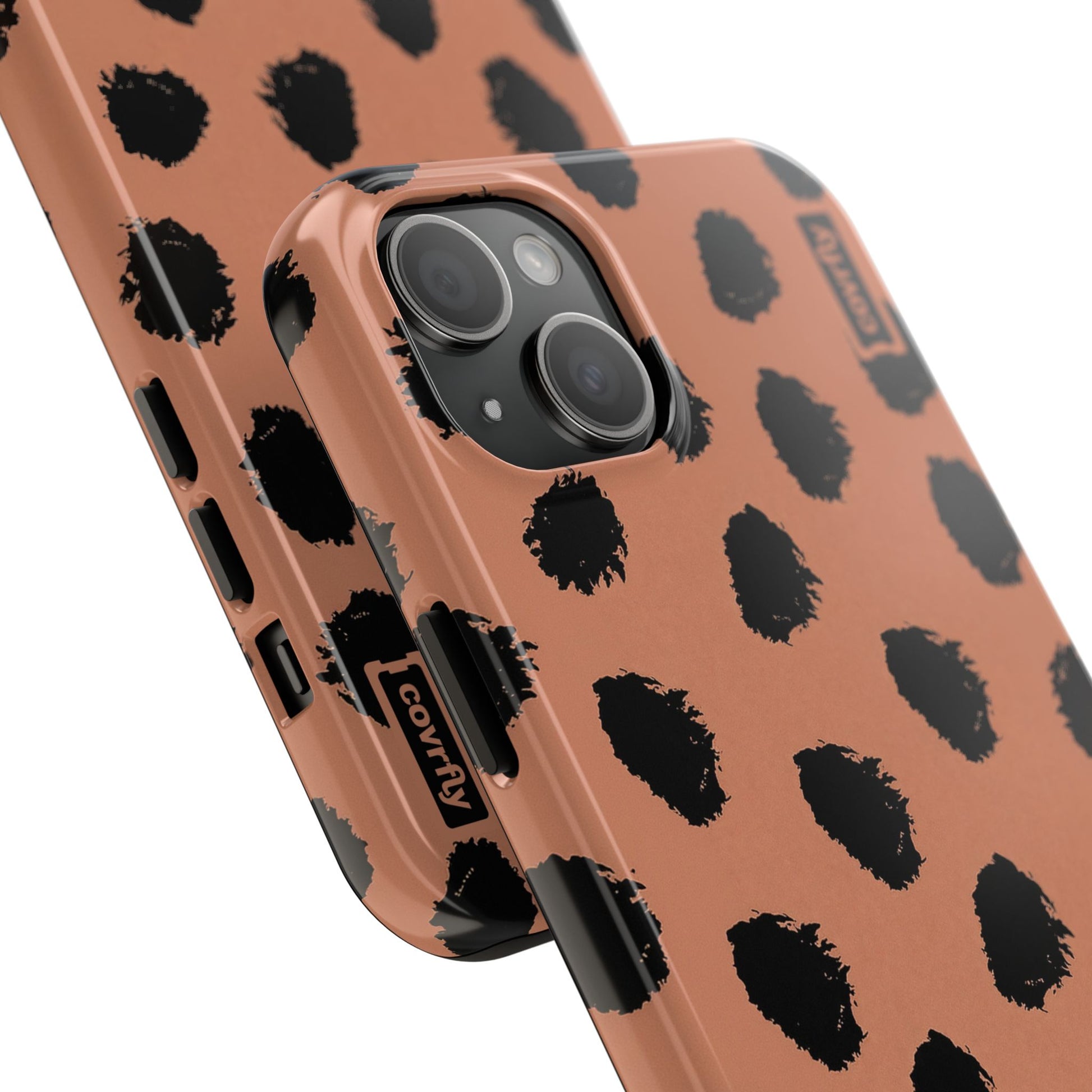 Funda Caos Terracota para iPhone 15 Plus - View 2 - Diseño Premium covrfly