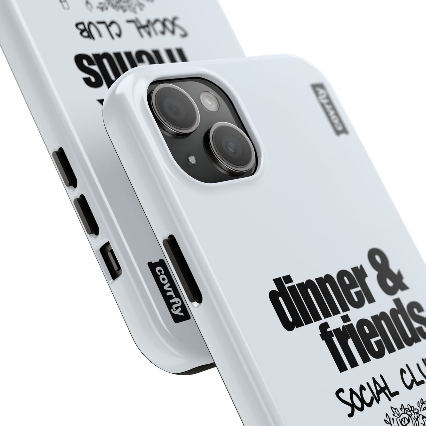 Funda Dinner & Friends para iPhone 15 Plus - View 2 - Diseño Premium covrfly