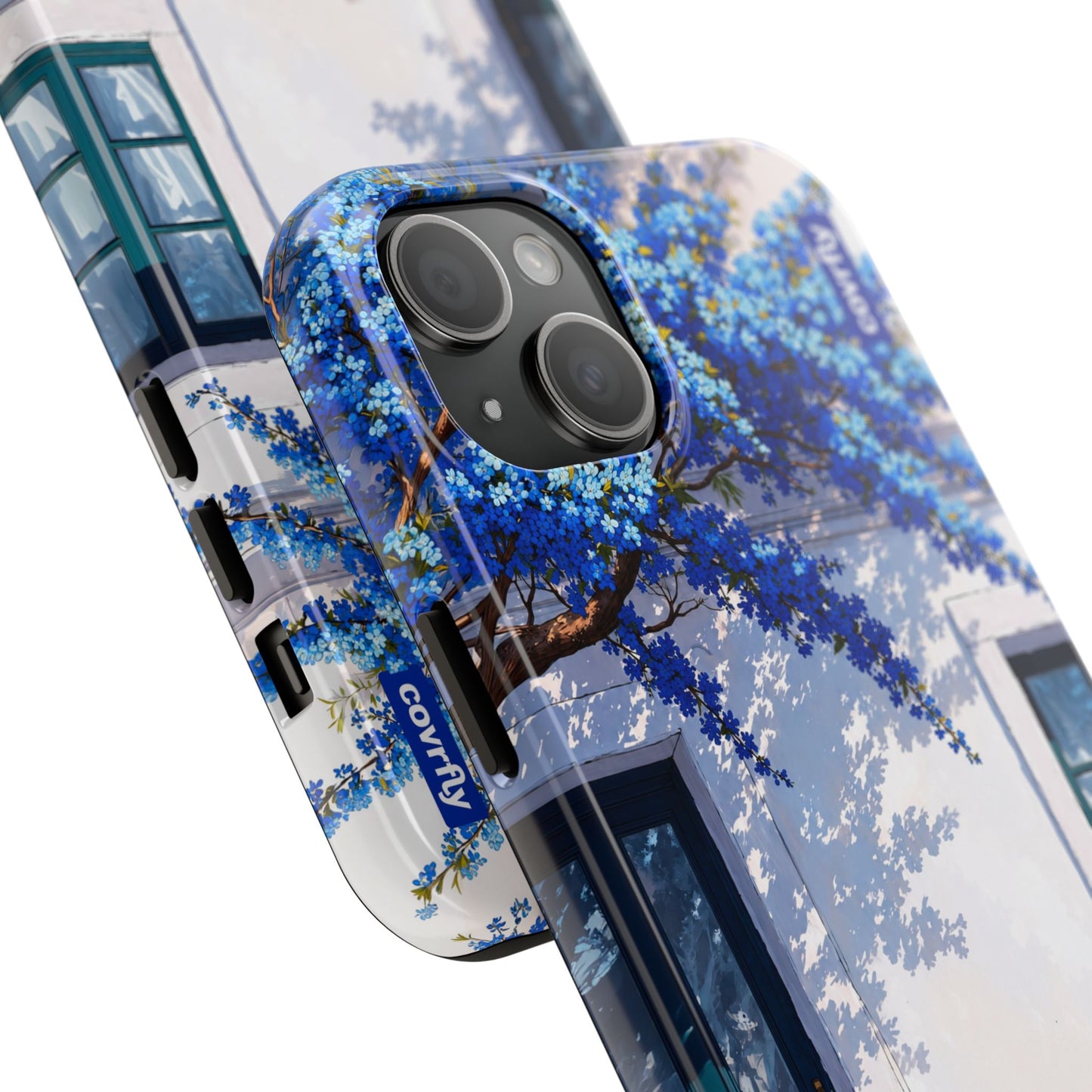 Funda Flores & Ruedas para iPhone 15 Plus - View 2 - Diseño Premium covrfly