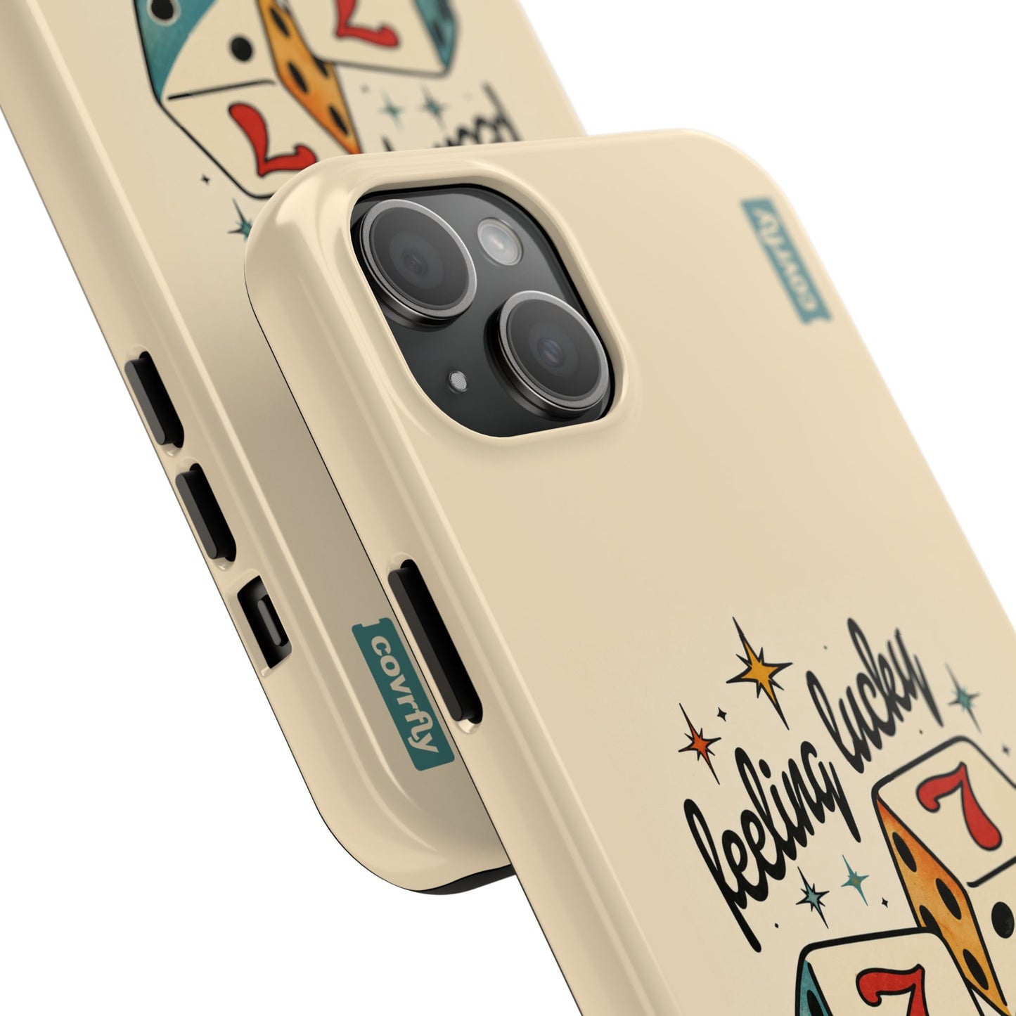 Funda Lucky 7 para iPhone 15 Plus - View 2 - Diseño Premium covrfly