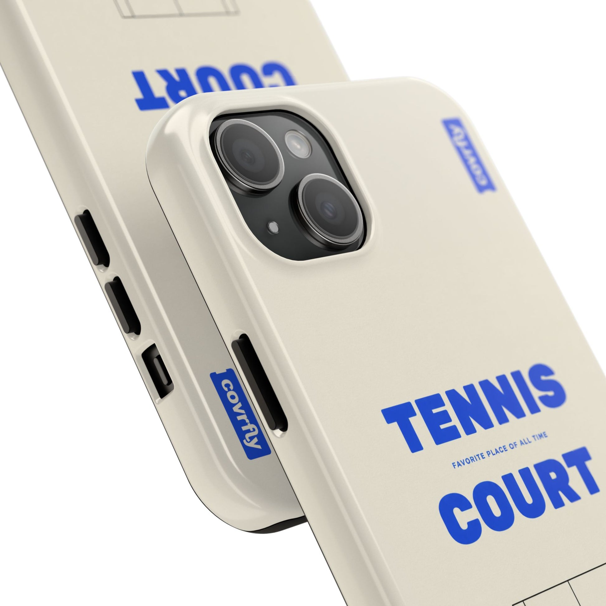 Funda Tennis Court para iPhone 15 Plus - View 2 - Diseño Premium covrfly