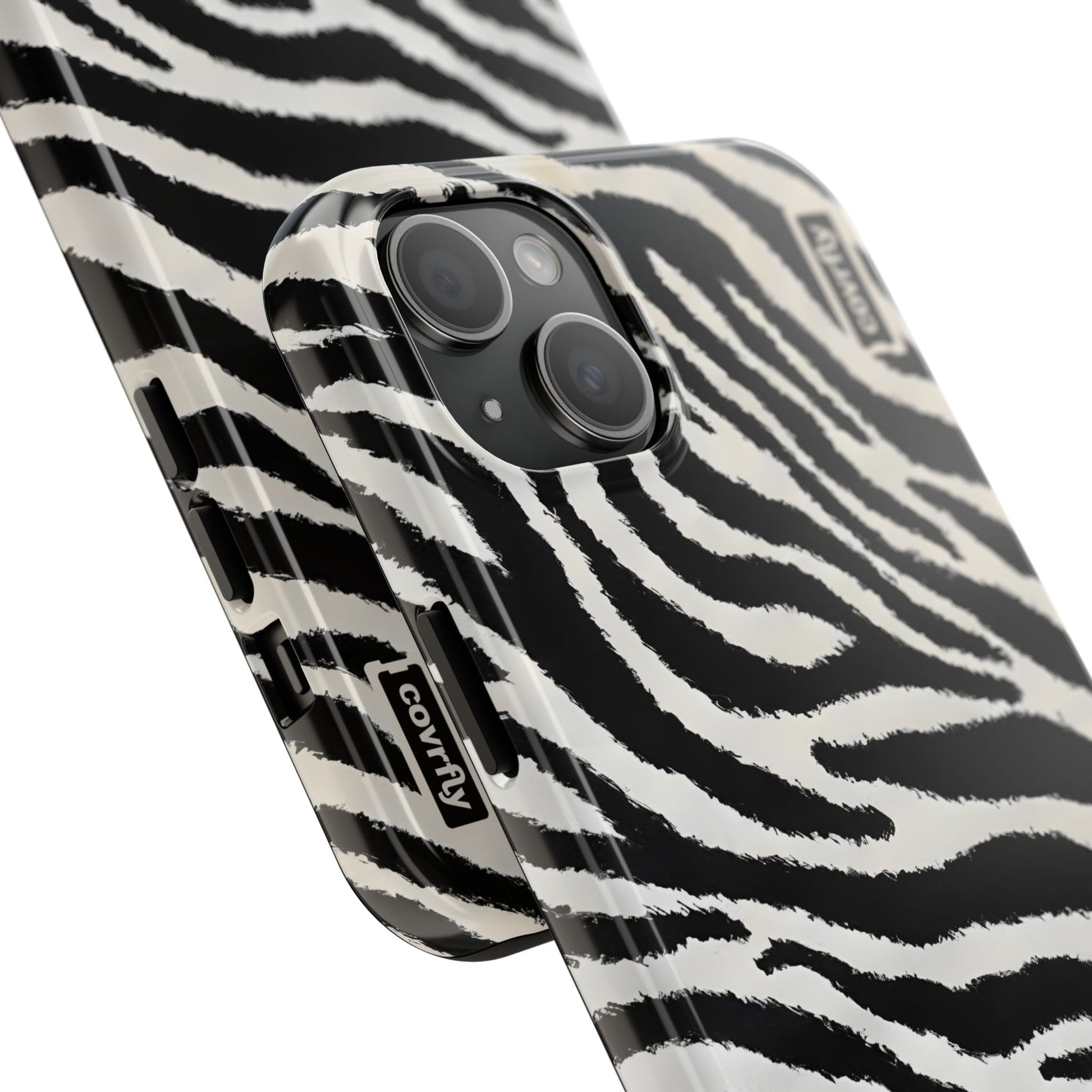 Funda Zebra Mode para iPhone 15 Plus - View 2 - Diseño Premium covrfly