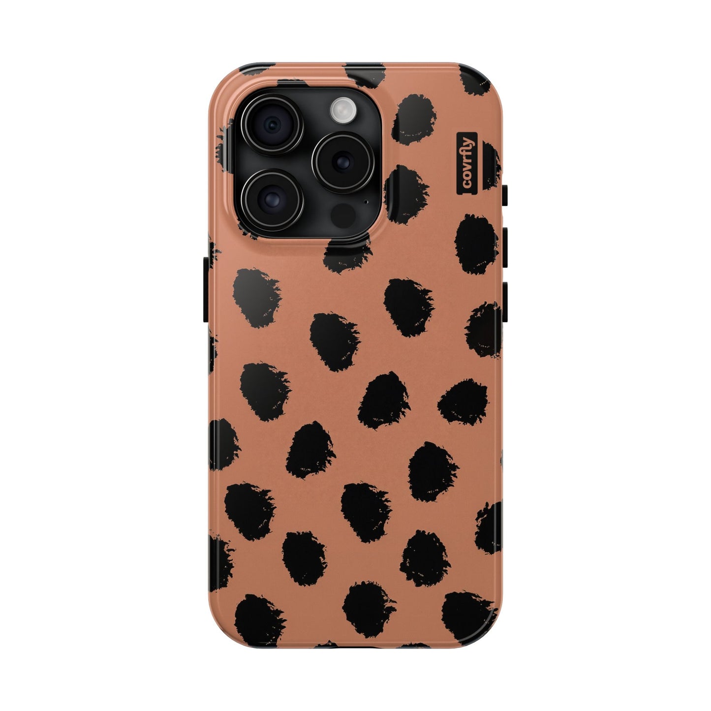 Funda Caos Terracota para iPhone 15 Pro - View 1 - Diseño Premium covrfly