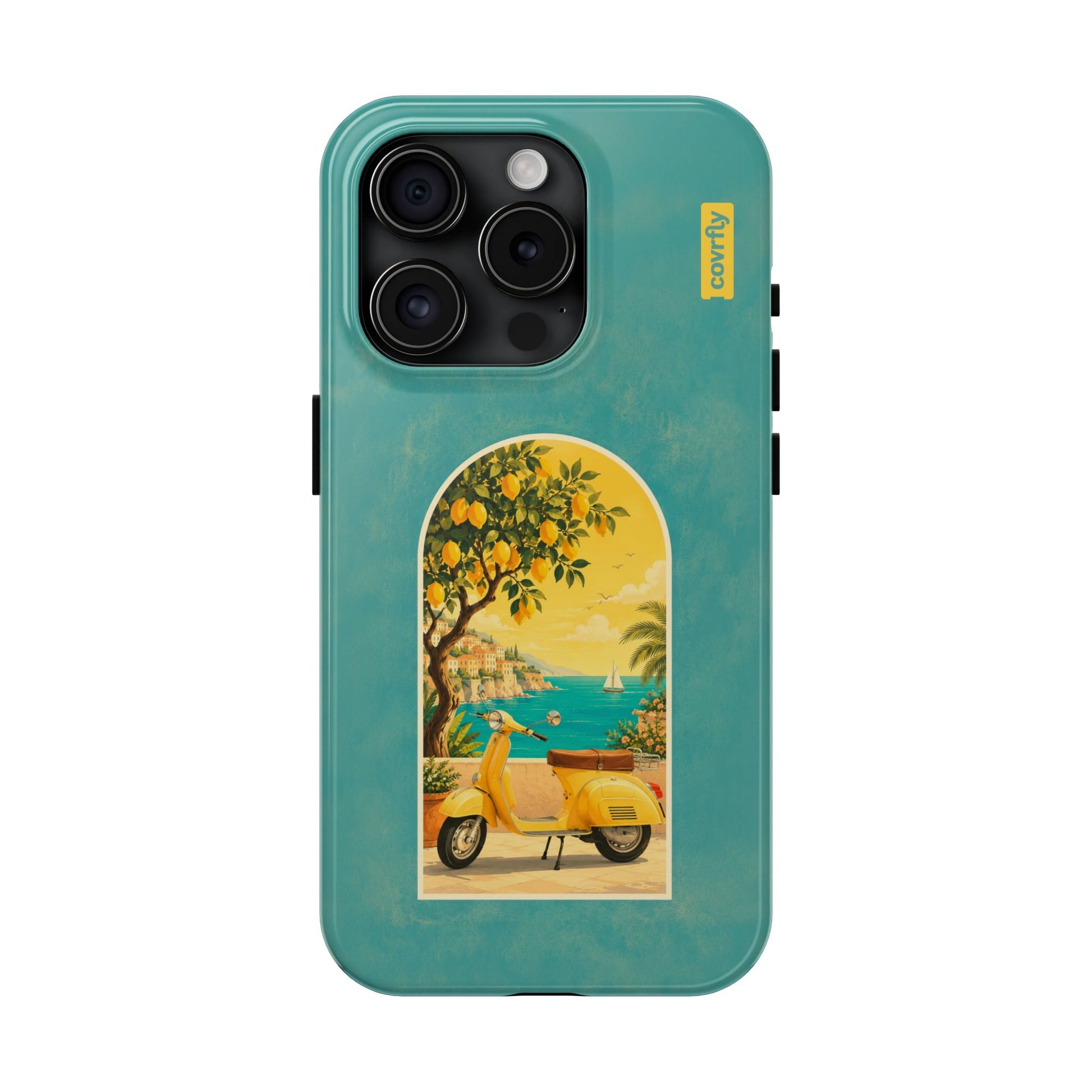 Funda Costa Quieta para iPhone 15 Pro - View 1 - Diseño Premium covrfly