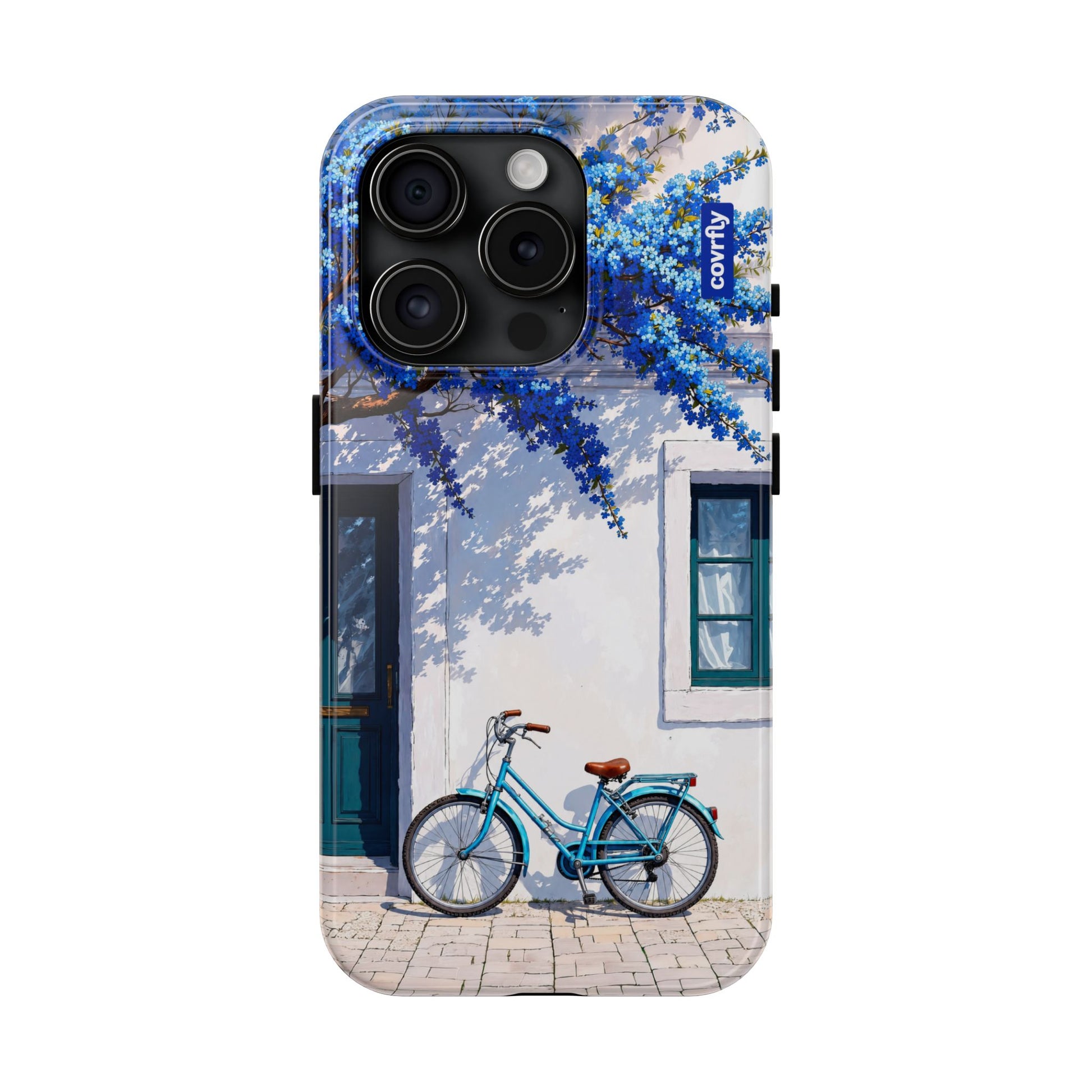 Funda Flores & Ruedas para iPhone 15 Pro - View 1 - Diseño Premium covrfly