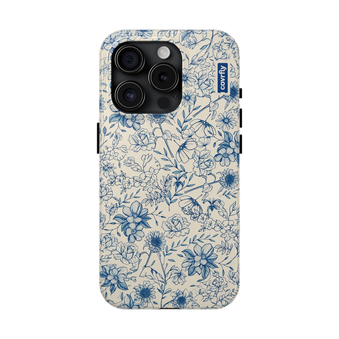 Funda Línea Botánica para iPhone 15 Pro - View 1 - Diseño Premium covrfly