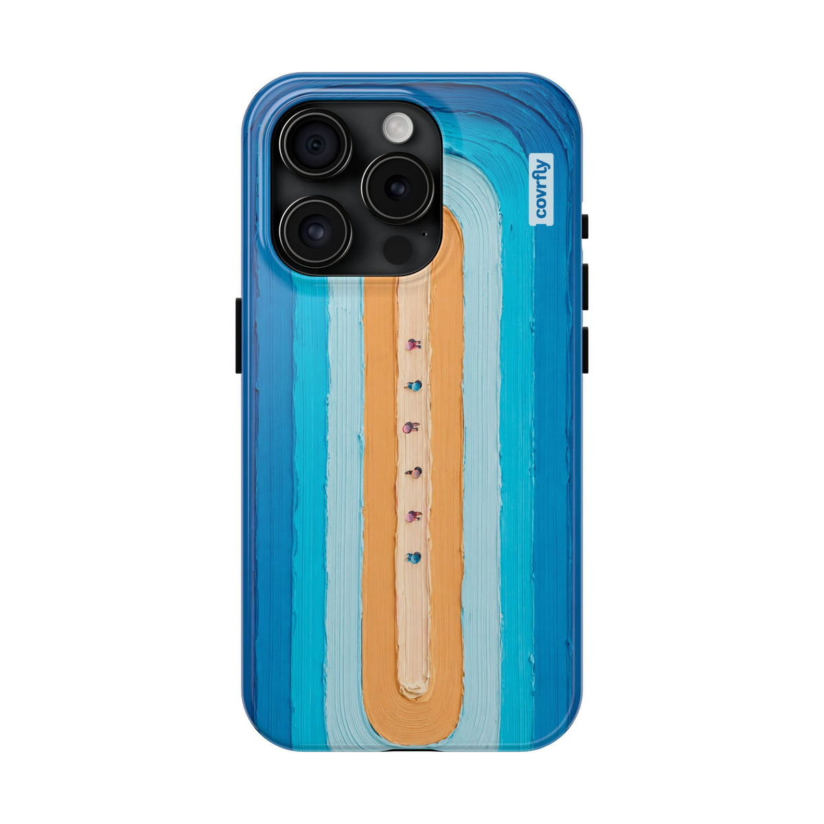 Funda Mar Miniatura para iPhone 15 Pro - View 1 - Diseño Premium covrfly