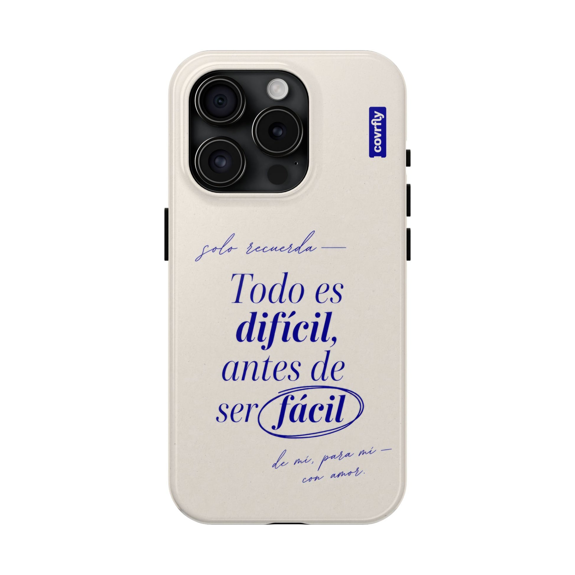 Funda Nota Propia para iPhone 15 Pro - View 1 - Diseño Premium covrfly