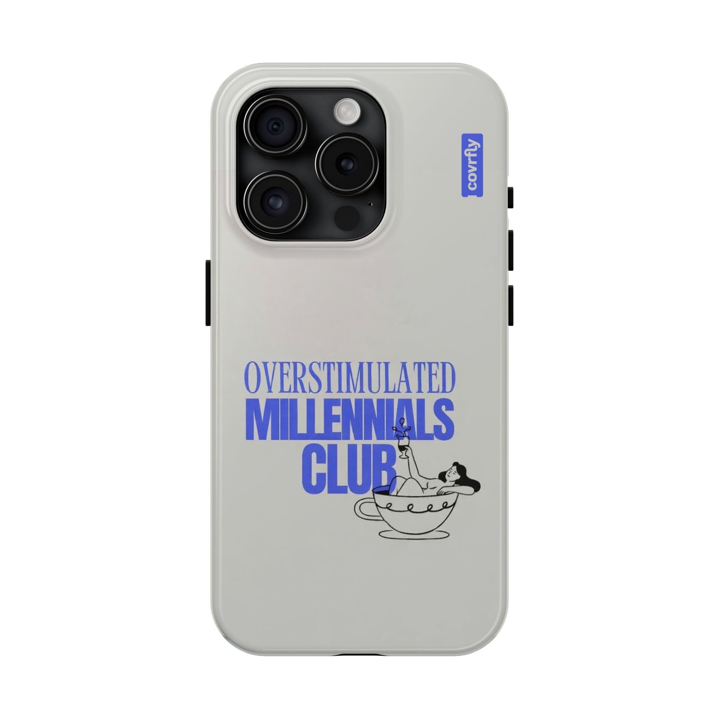 Funda Overstimulated Club para iPhone 15 Pro - View 1 - Diseño Premium covrfly