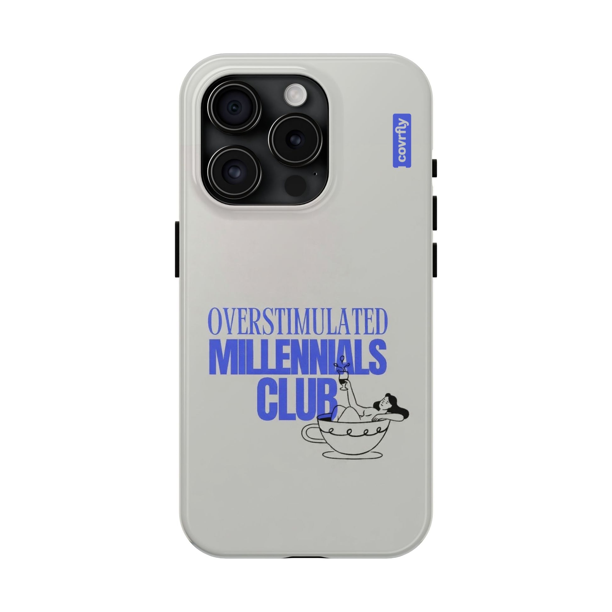 Funda Overstimulated Club para iPhone 15 Pro - View 1 - Diseño Premium covrfly