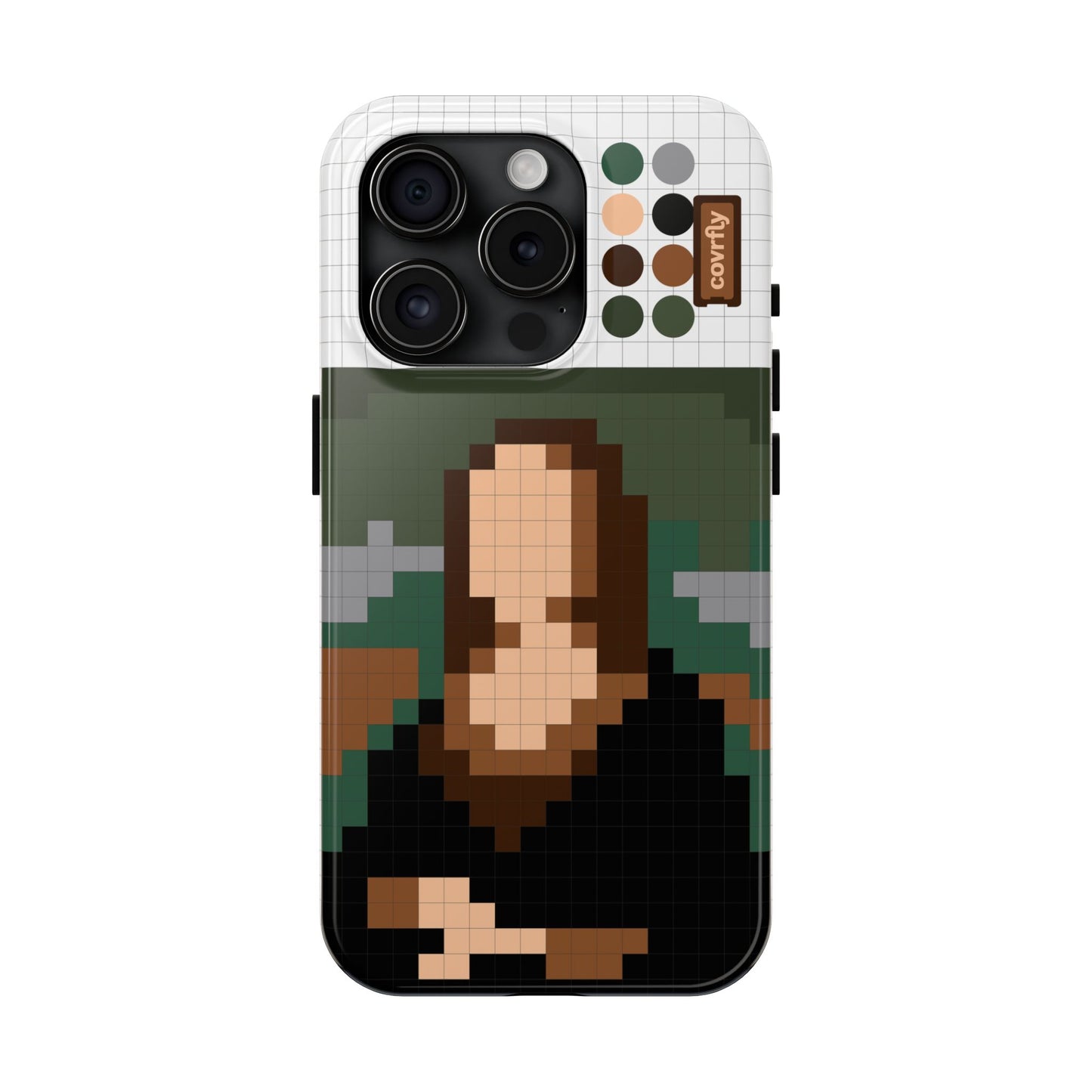 Funda Pixel Lisa para iPhone 15 Pro - View 1 - Diseño Premium covrfly