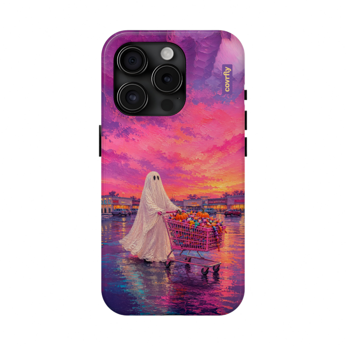 Funda Shopaholic Spirit para iPhone 15 Pro - View 1 - Diseño Premium covrfly