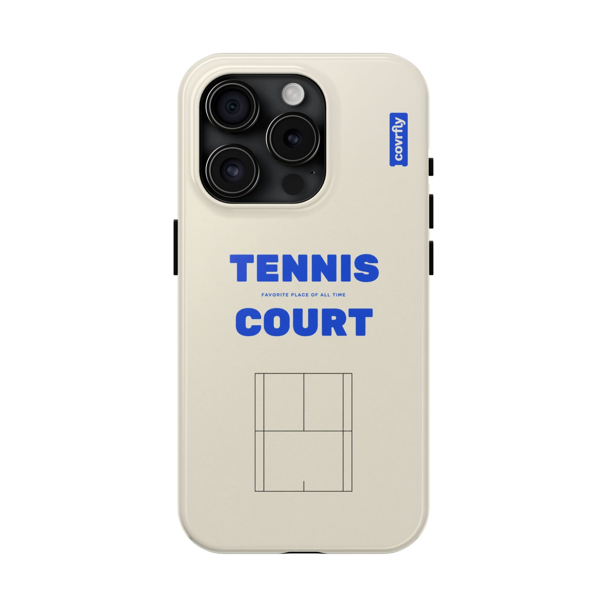 Funda Tennis Court para iPhone 15 Pro - View 1 - Diseño Premium covrfly