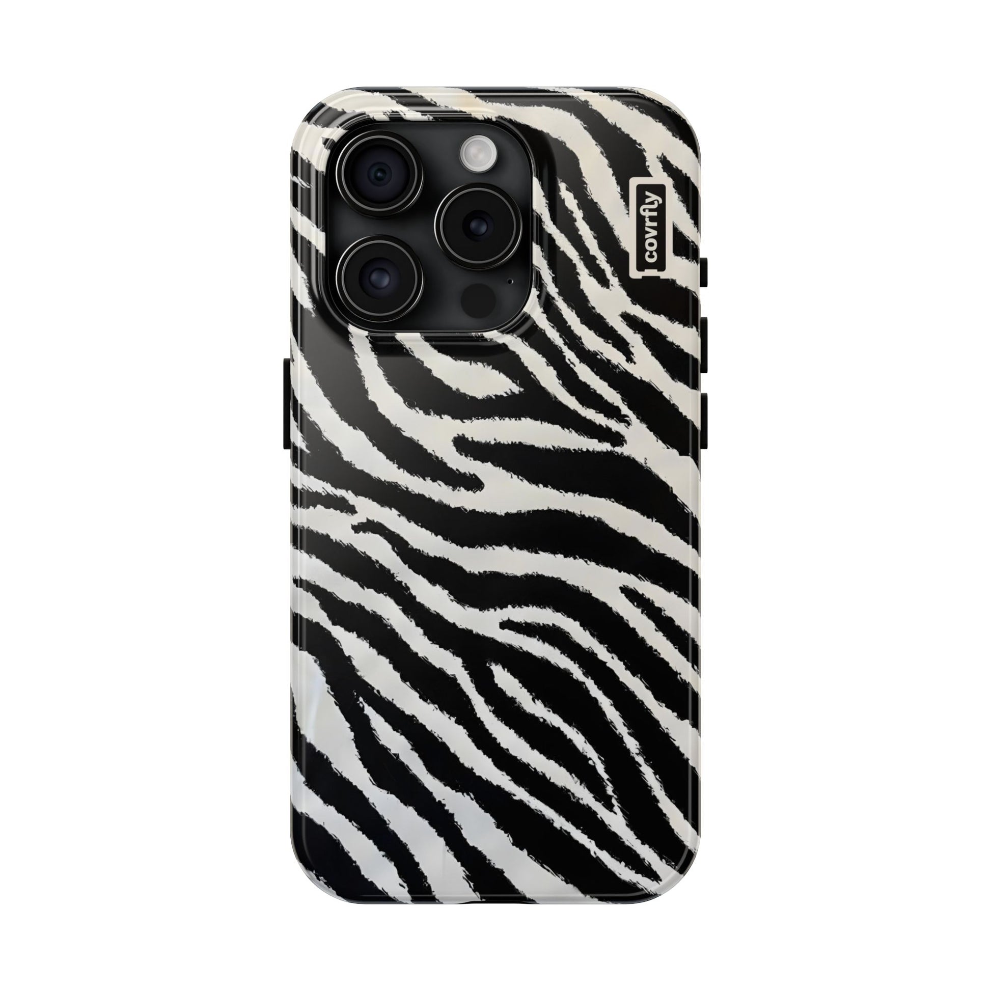 Funda Zebra Mode para iPhone 15 Pro - View 1 - Diseño Premium covrfly
