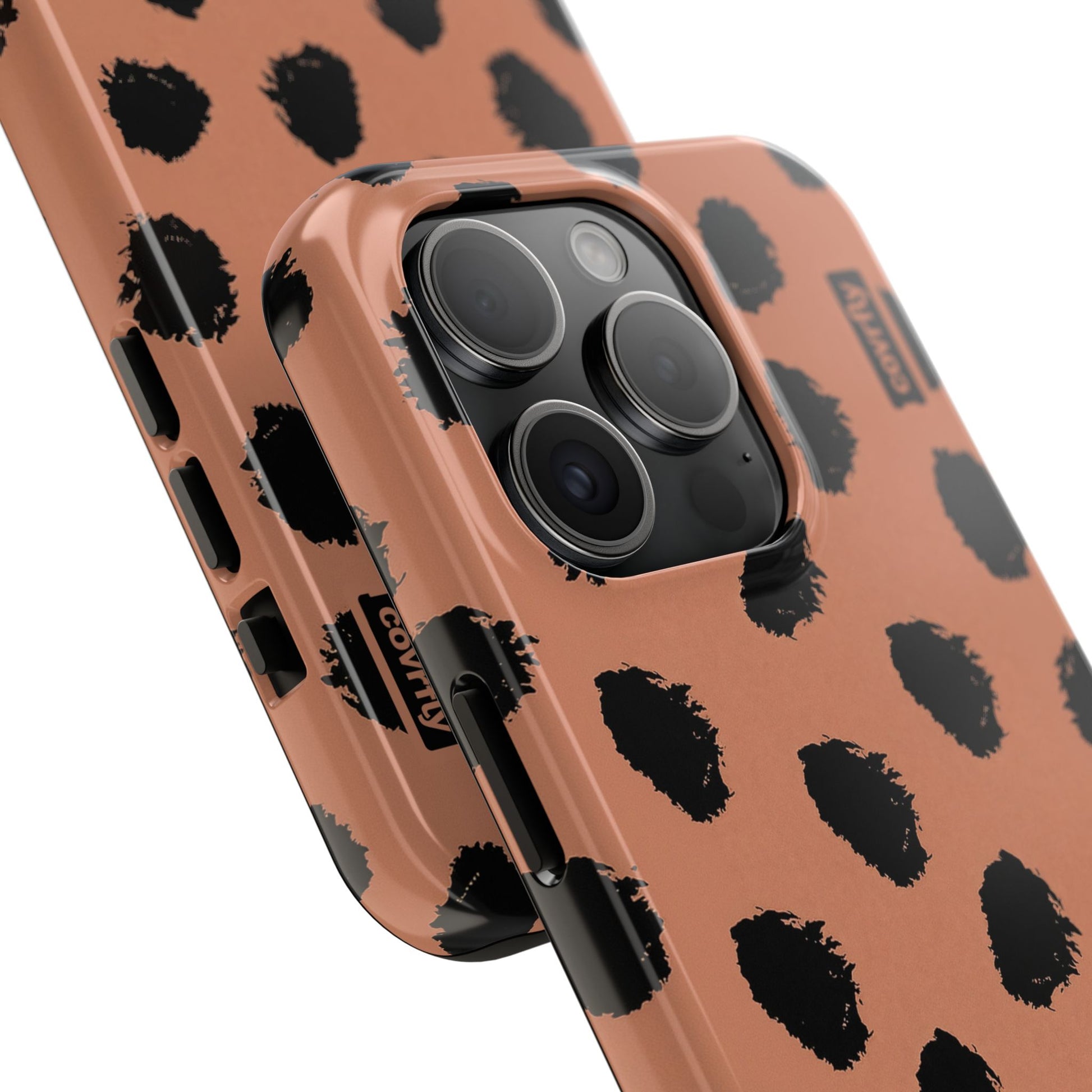 Funda Caos Terracota para iPhone 15 Pro - View 2 - Diseño Premium covrfly