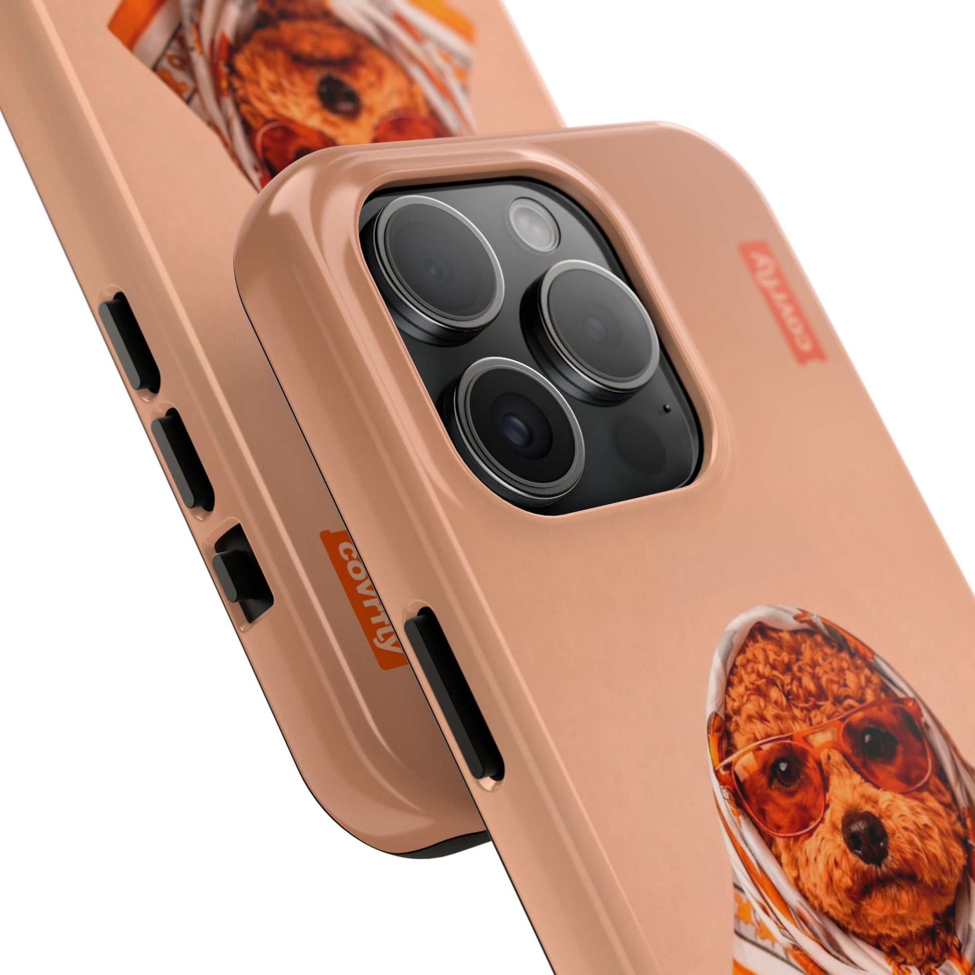 Funda Couture Pup para iPhone 15 Pro - View 2 - Diseño Premium covrfly