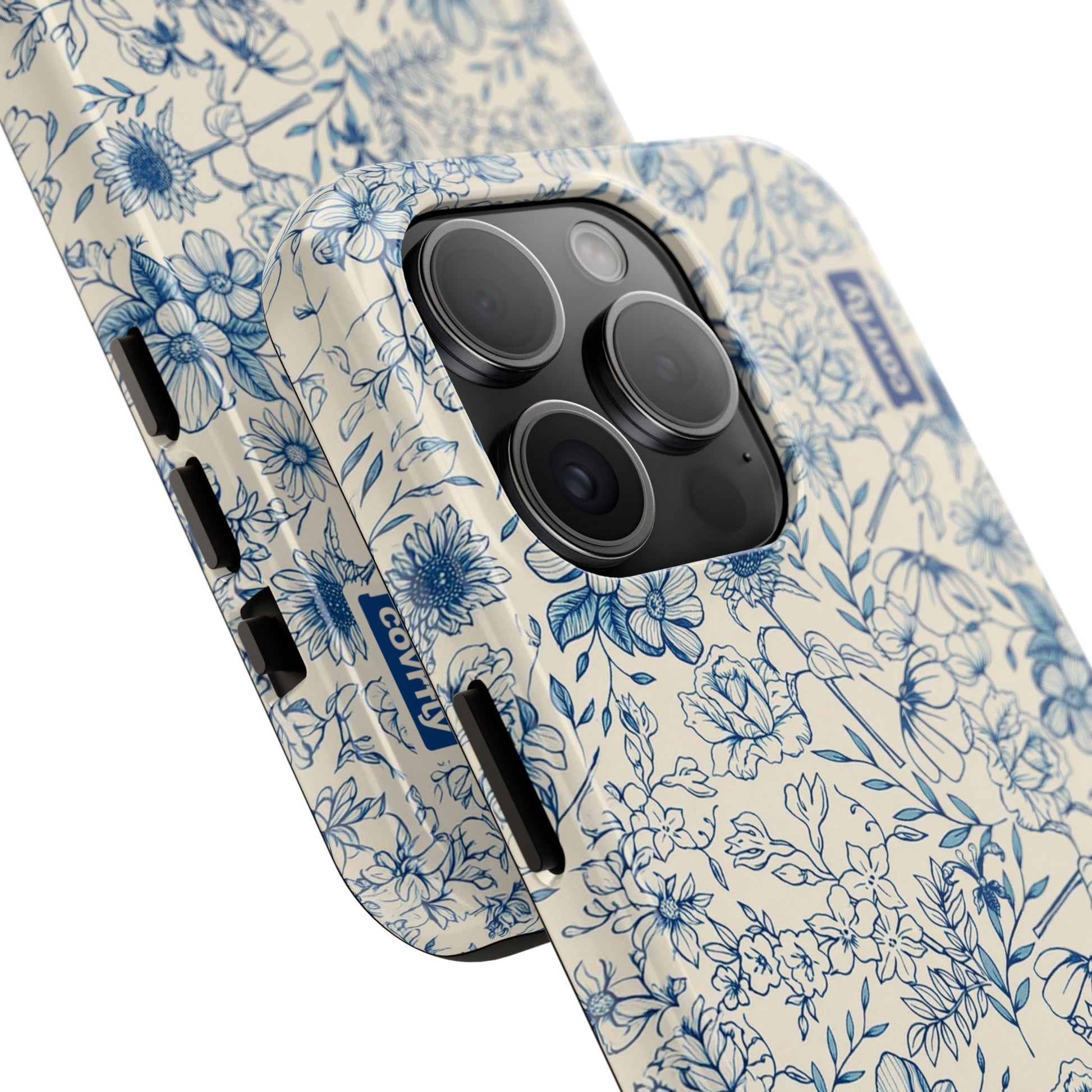 Funda Línea Botánica para iPhone 15 Pro - View 2 - Diseño Premium covrfly