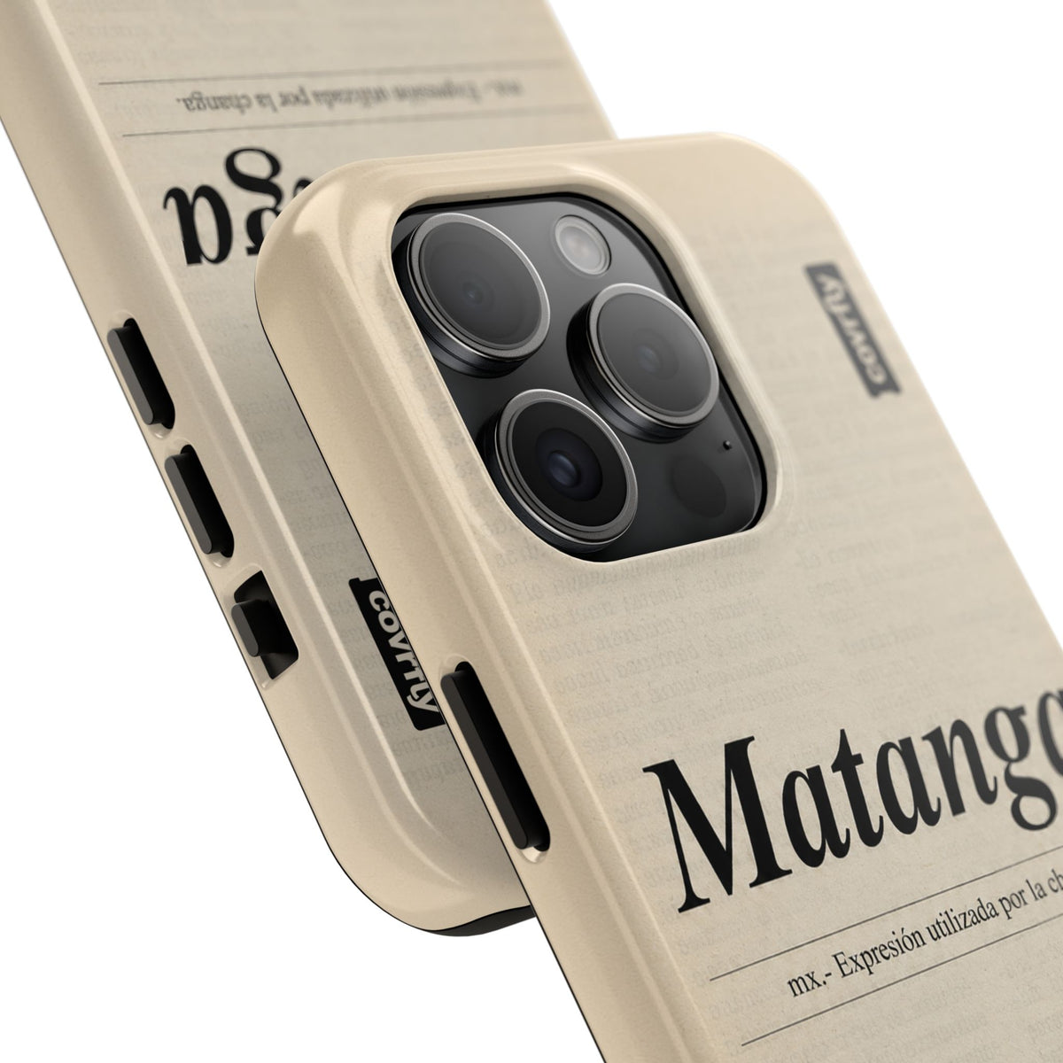 Funda Matanga Dijo para iPhone 15 Pro - View 2 - Diseño Premium covrfly