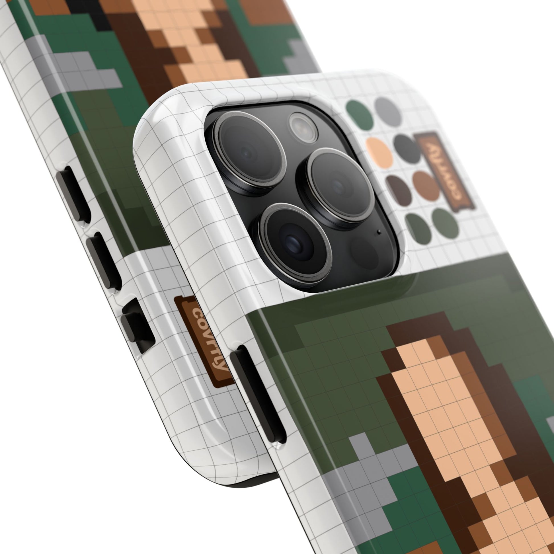 Funda Pixel Lisa para iPhone 15 Pro - View 2 - Diseño Premium covrfly