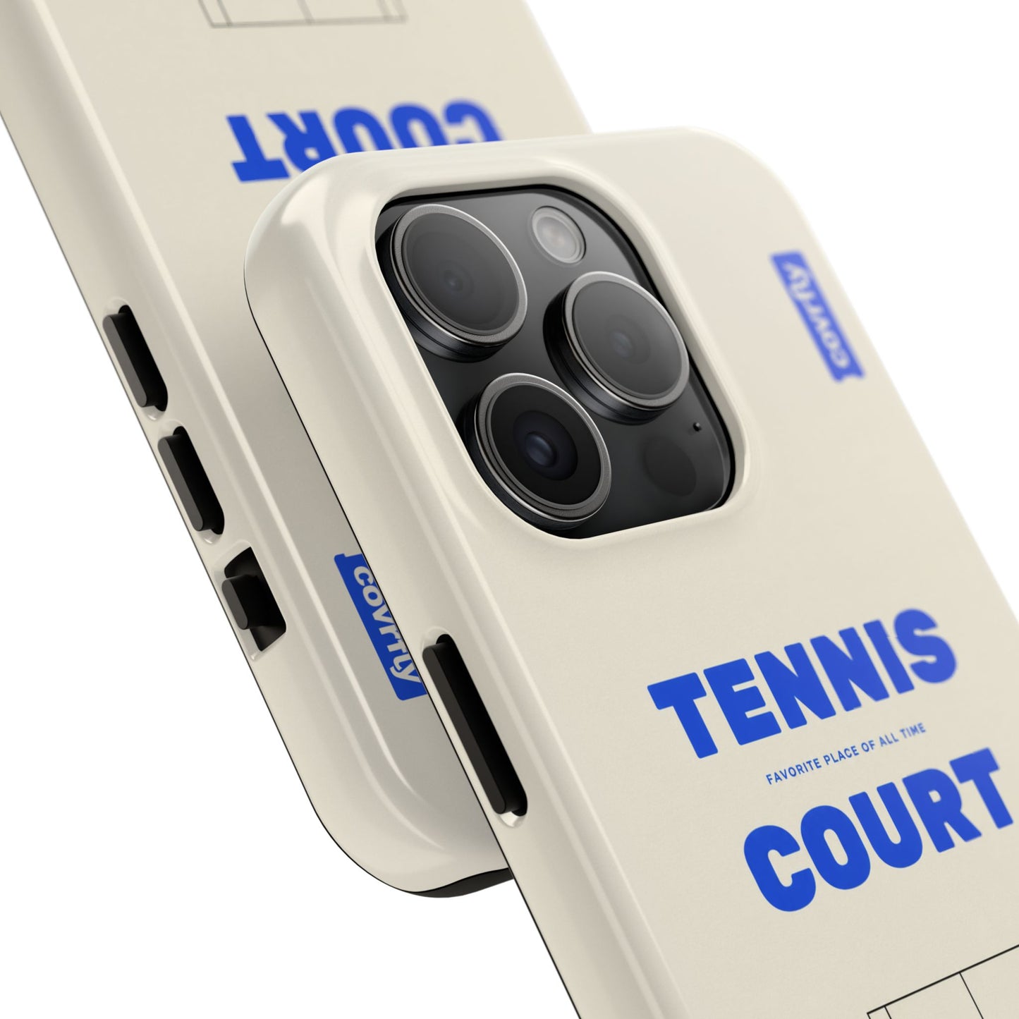 Funda Tennis Court para iPhone 15 Pro - View 2 - Diseño Premium covrfly