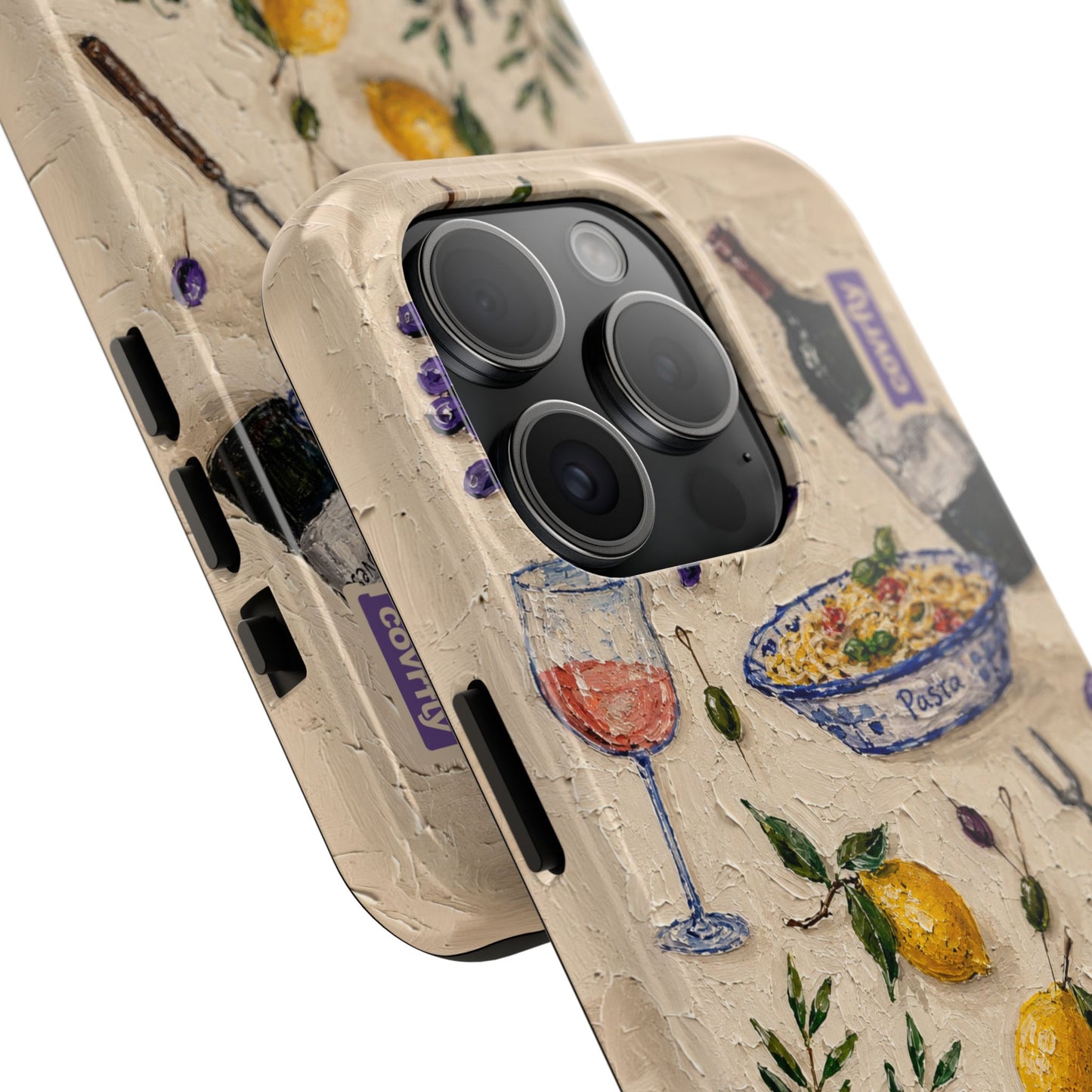 Funda Trattoria para iPhone 15 Pro - View 2 - Diseño Premium covrfly